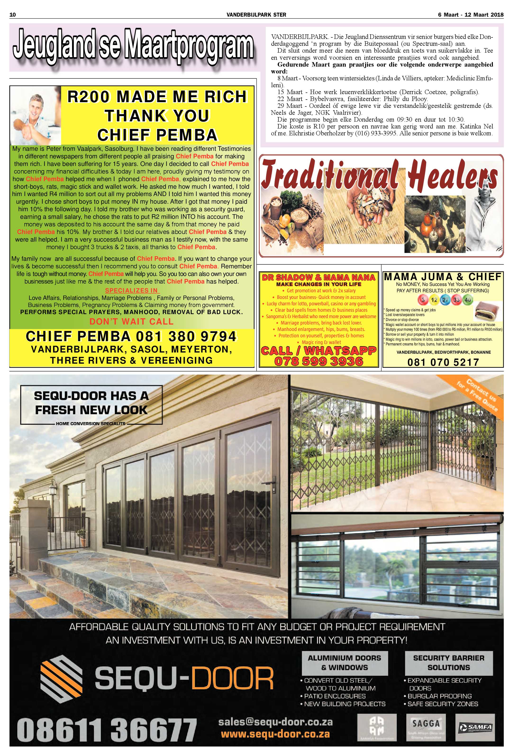 Vanderbijlpark Ster 6 – 12 Maart 2018 page 10