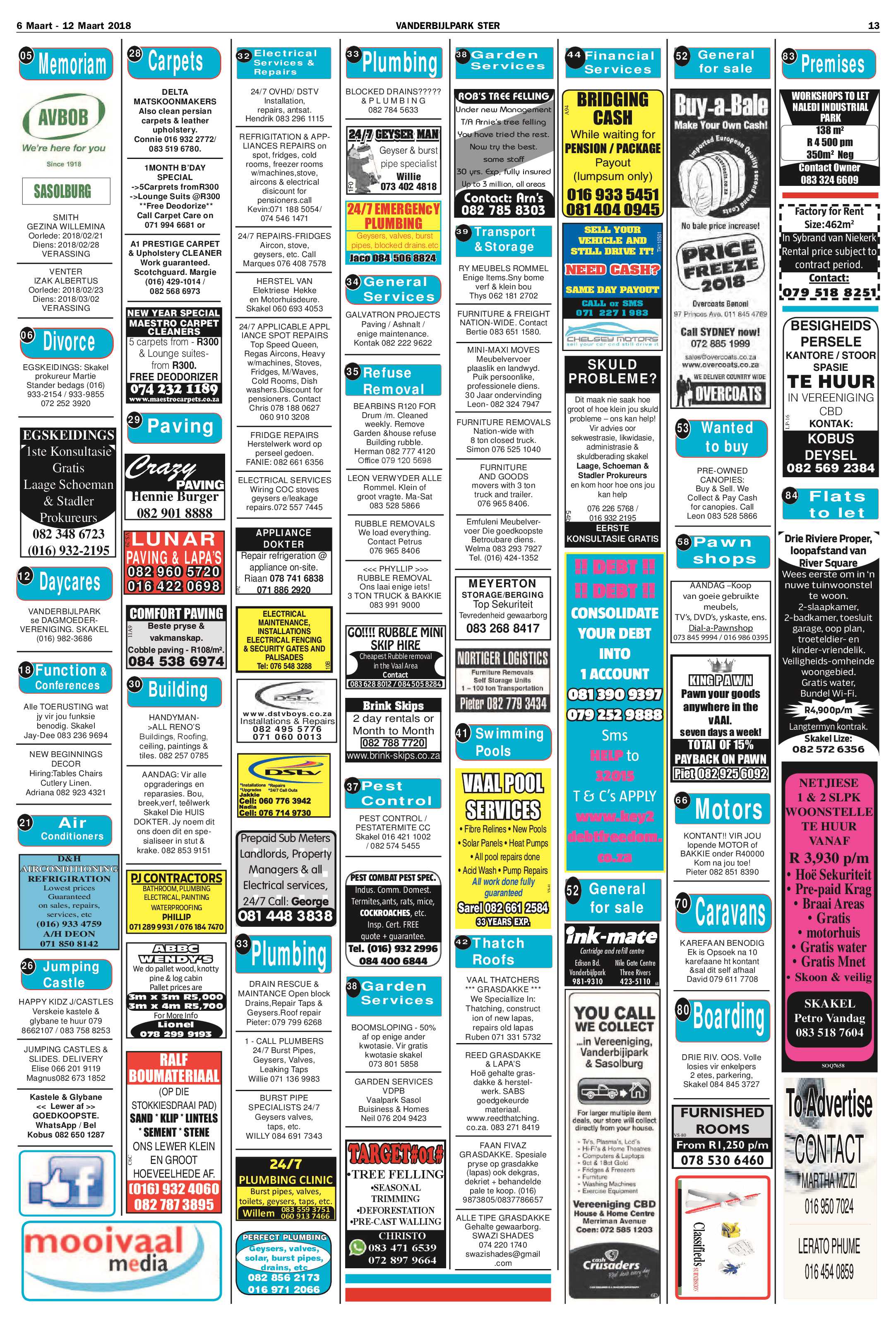 Vanderbijlpark Ster 6 – 12 Maart 2018 page 13