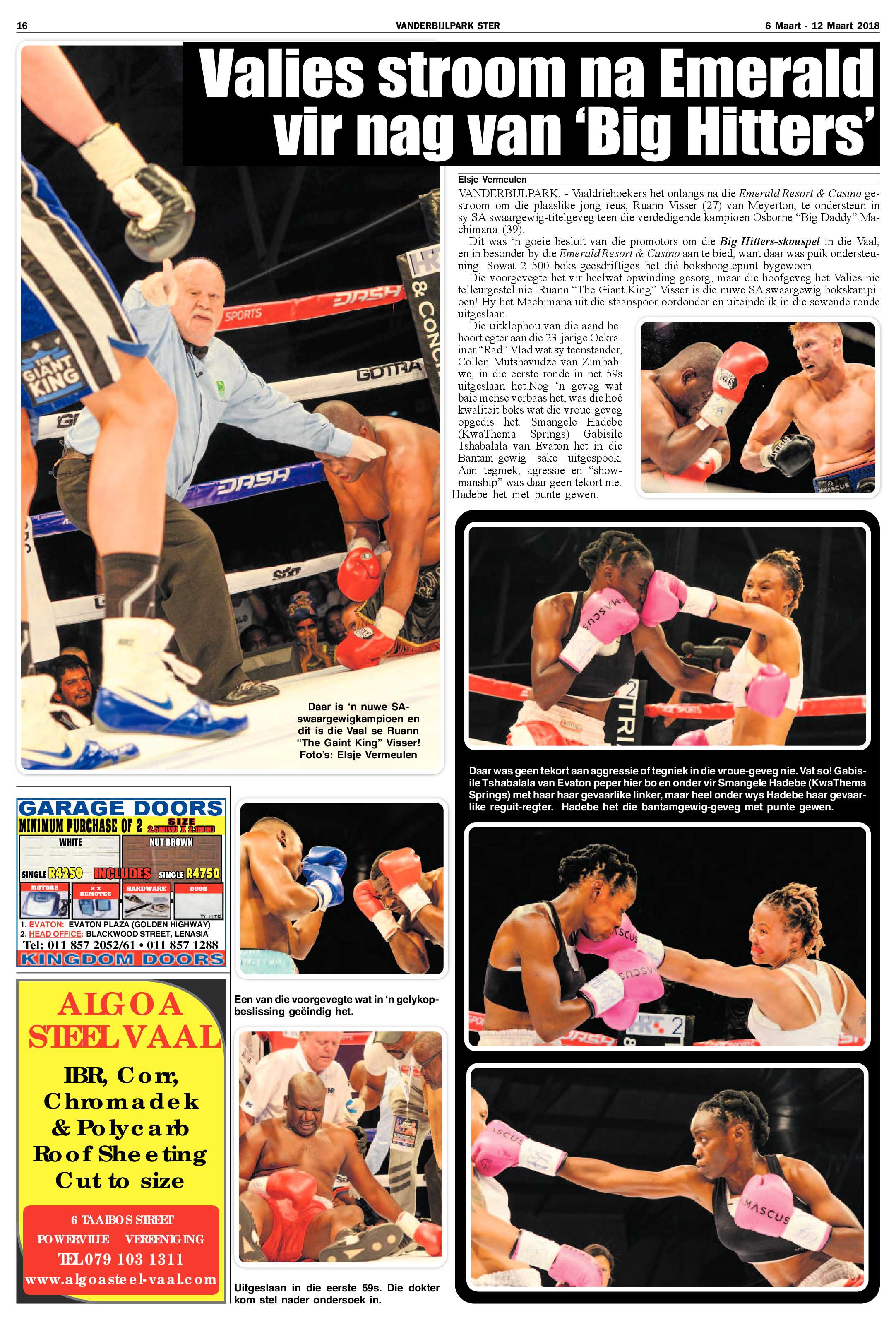 Vanderbijlpark Ster 6 – 12 Maart 2018 page 16