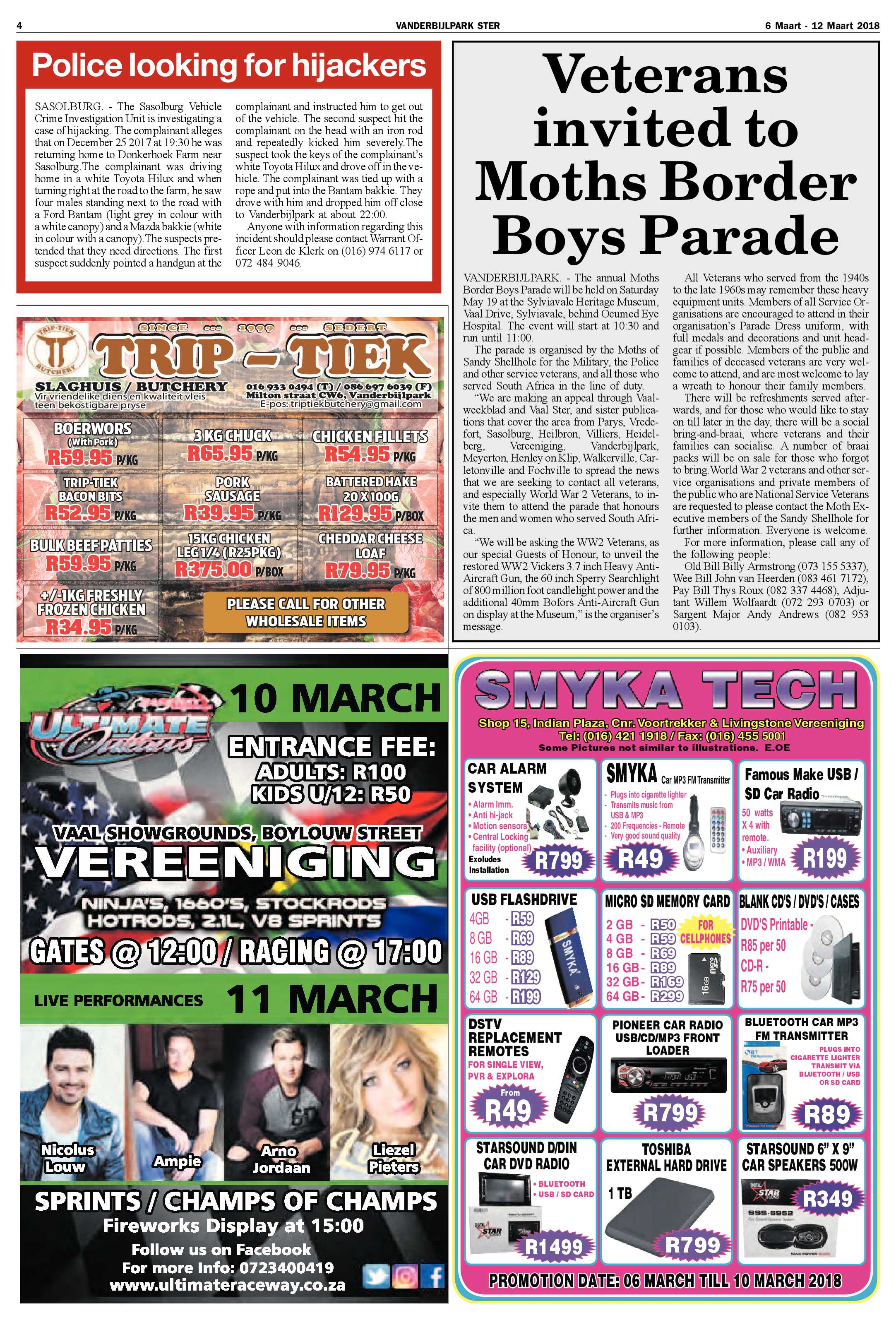 Vanderbijlpark Ster 6 – 12 Maart 2018 page 4