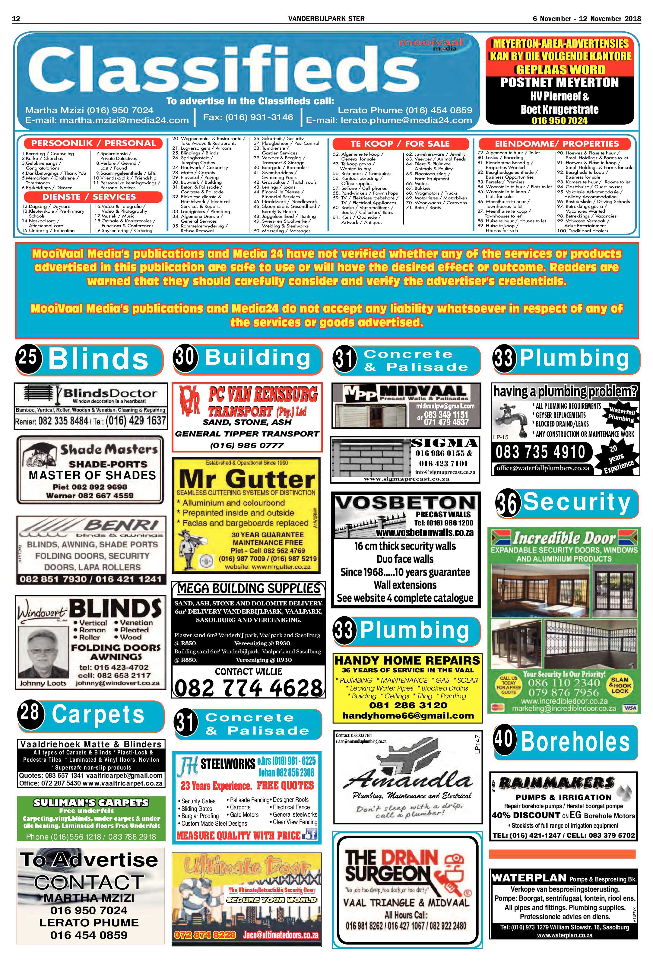 Vanderbijlpark Ster 6 – 12 November 2018 page 12