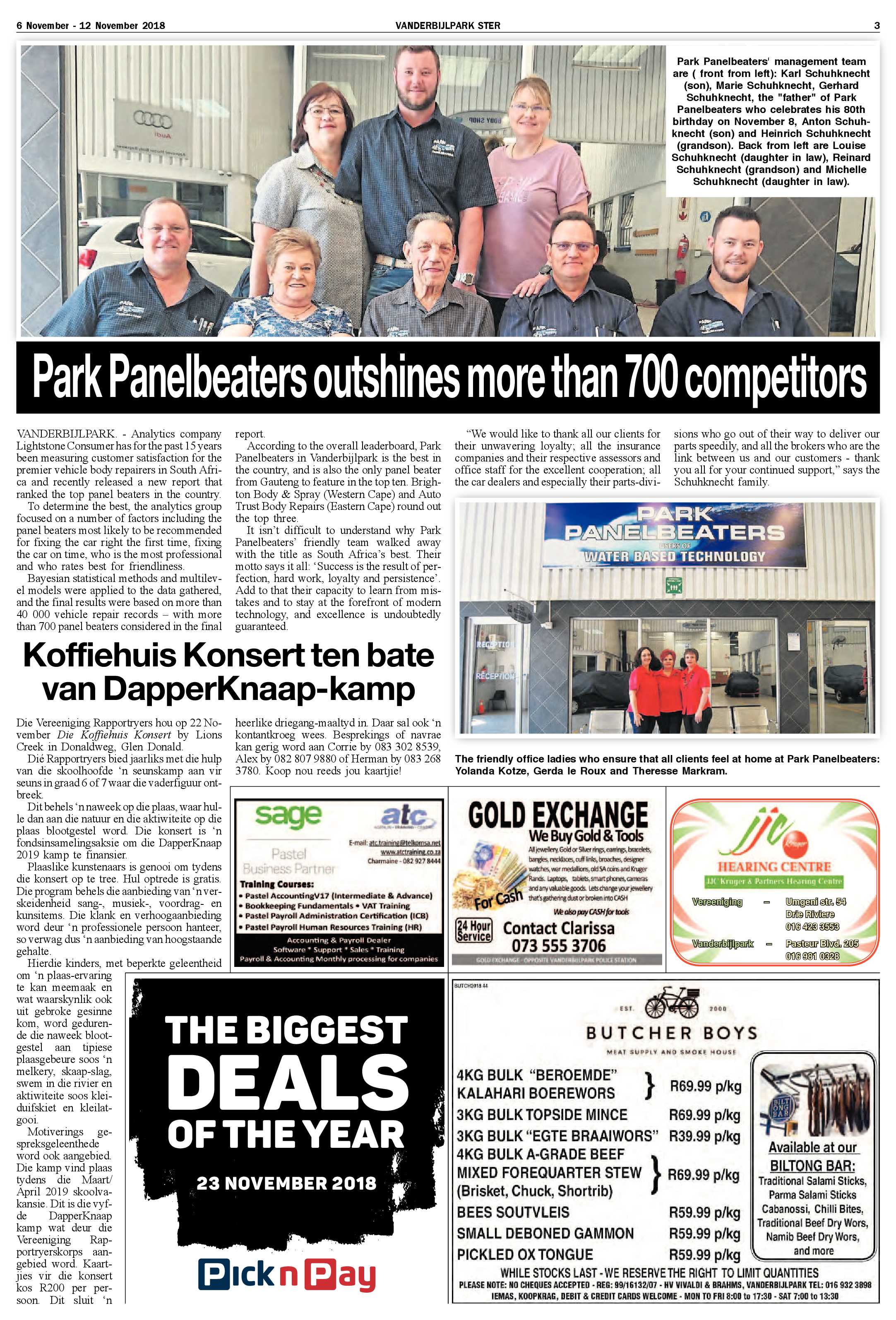 Vanderbijlpark Ster 6 – 12 November 2018 page 3