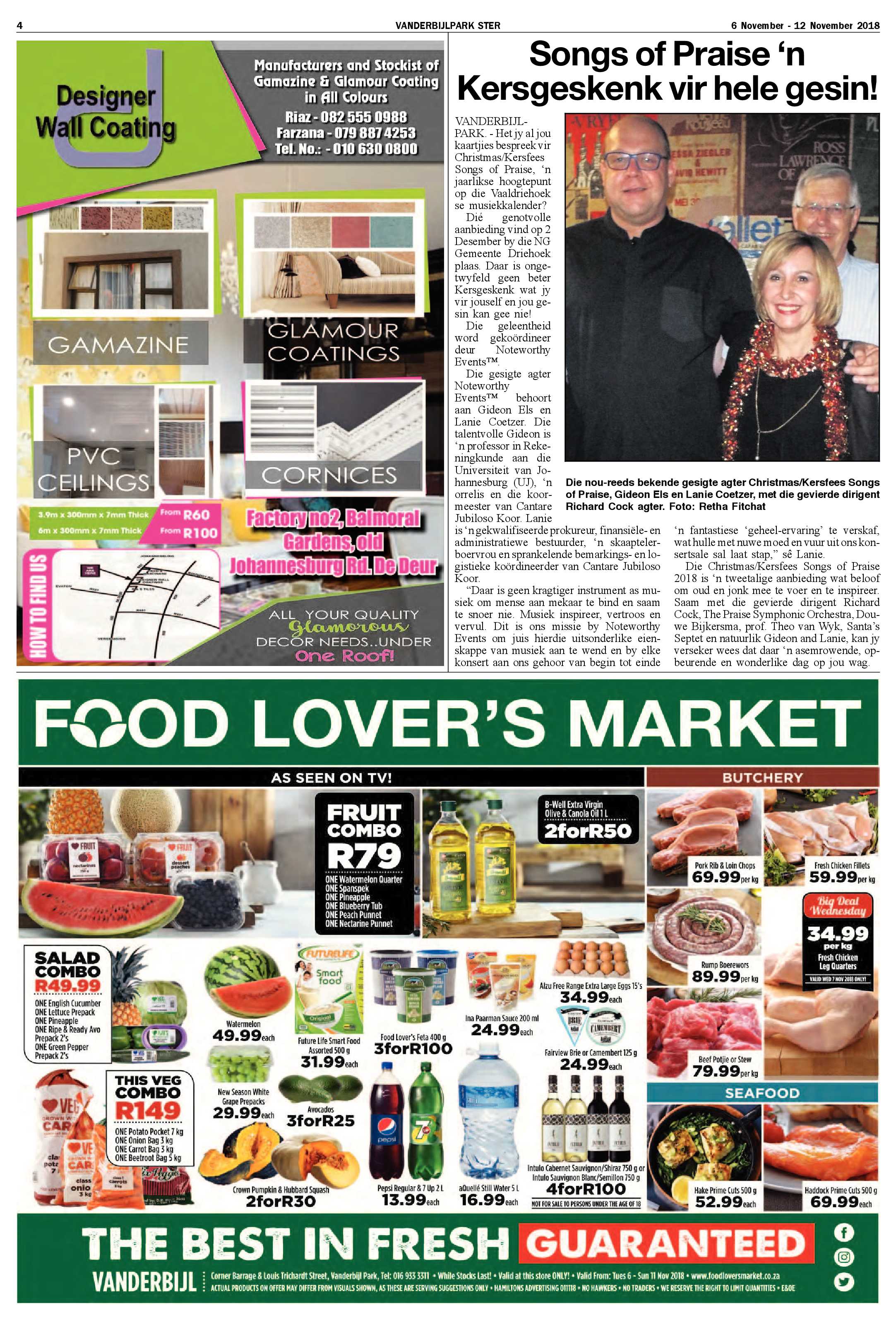 Vanderbijlpark Ster 6 – 12 November 2018 page 4