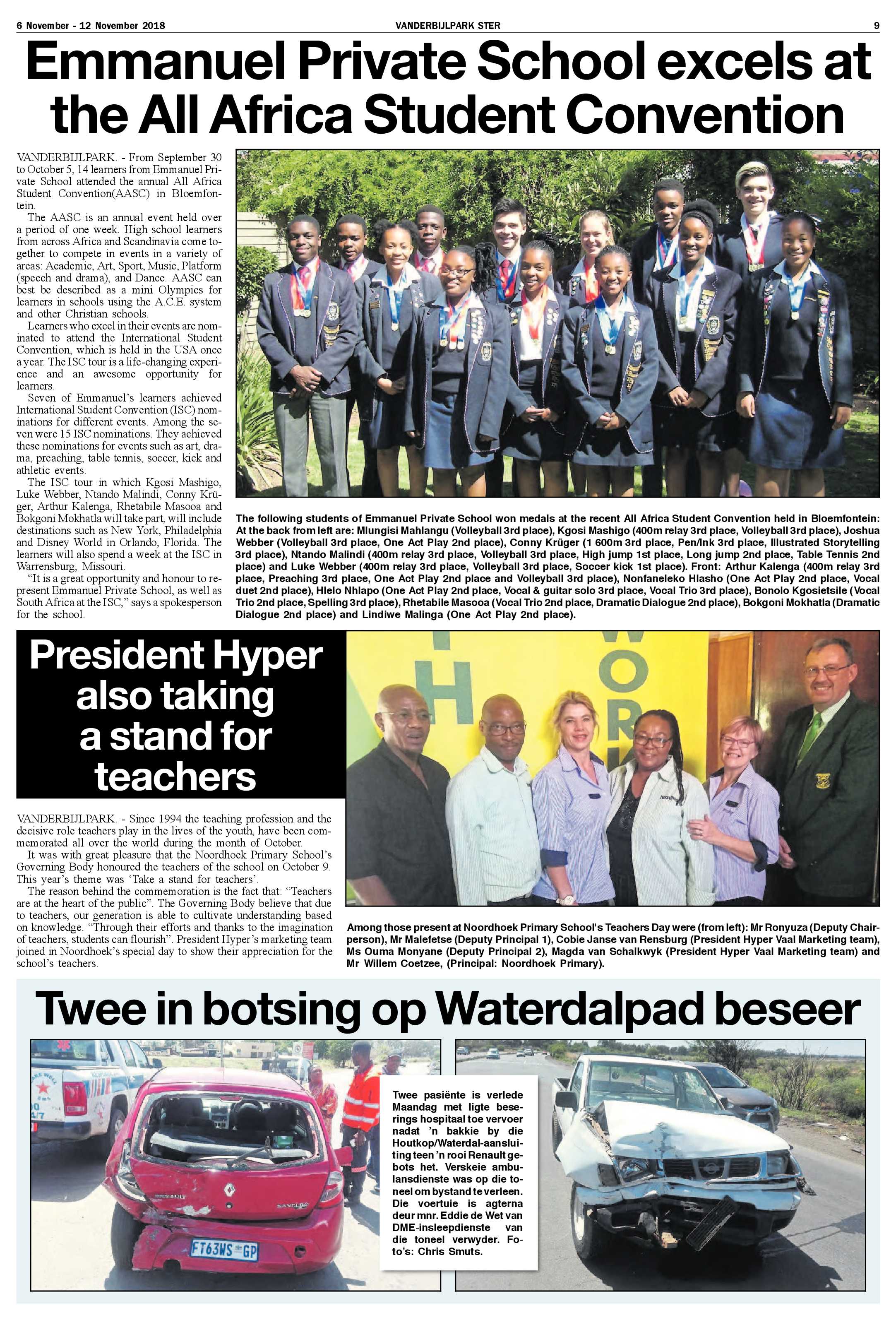 Vanderbijlpark Ster 6 – 12 November 2018 page 9