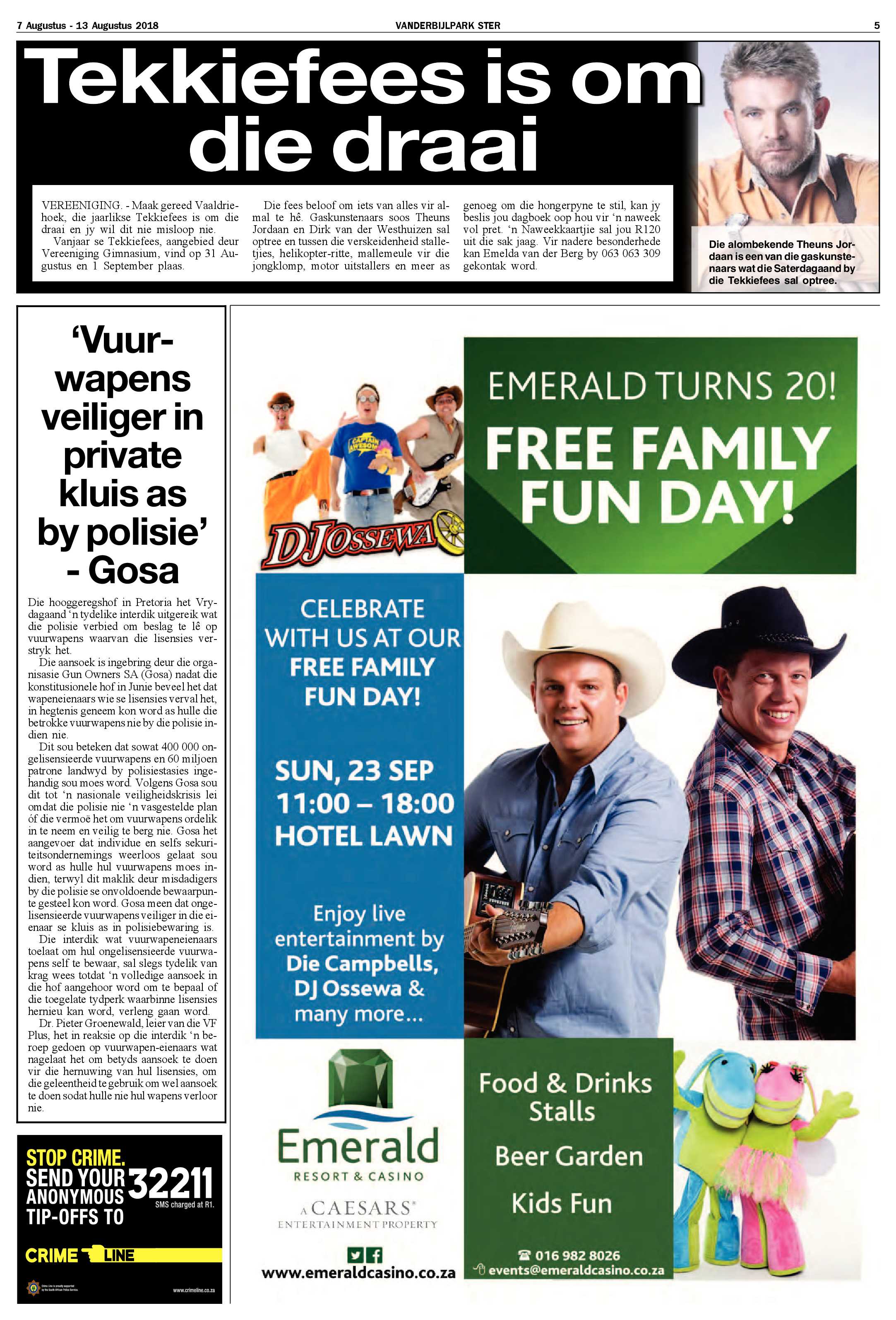 Vanderbijlpark Ster 7 – 13 Augustus 2018 page 5