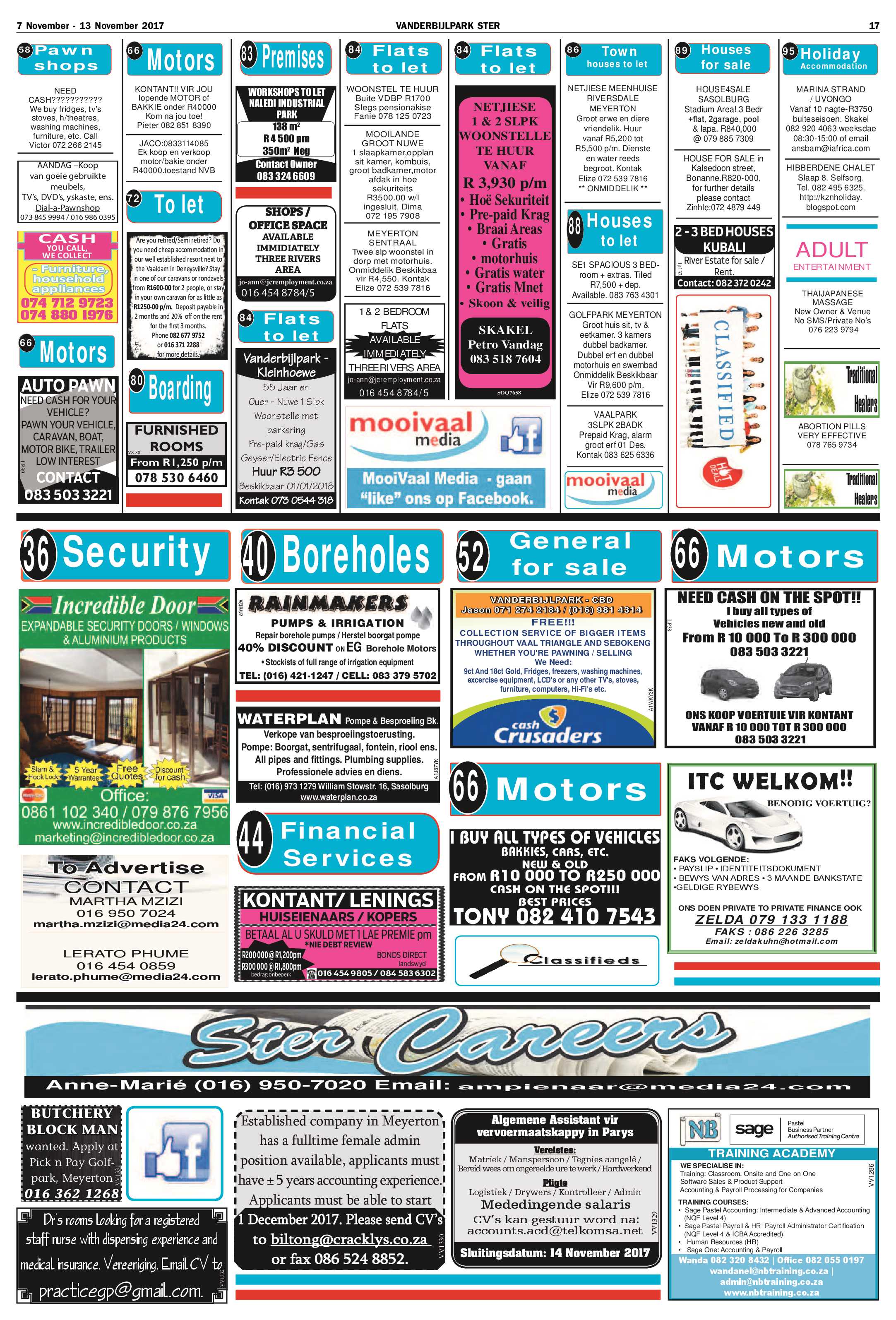 Vanderbijlpark Ster 7 – 13 November 2017 page 17