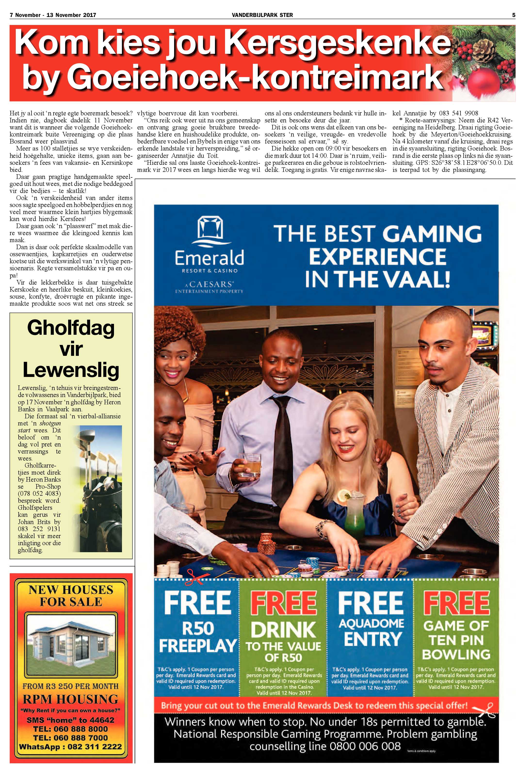 Vanderbijlpark Ster 7 – 13 November 2017 page 5