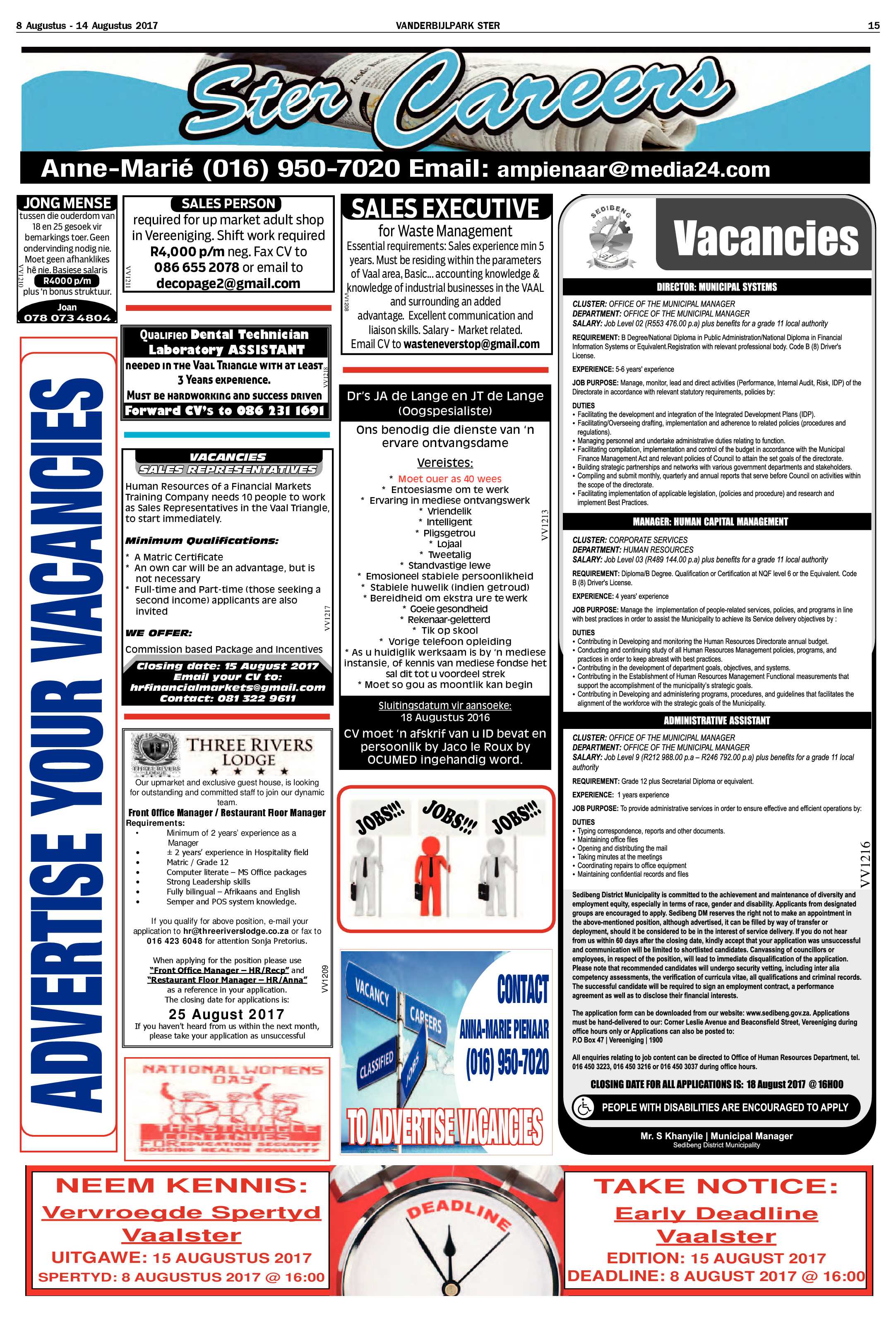 Vanderbijlpark Ster 8 – 14 Augustus 2017 page 15