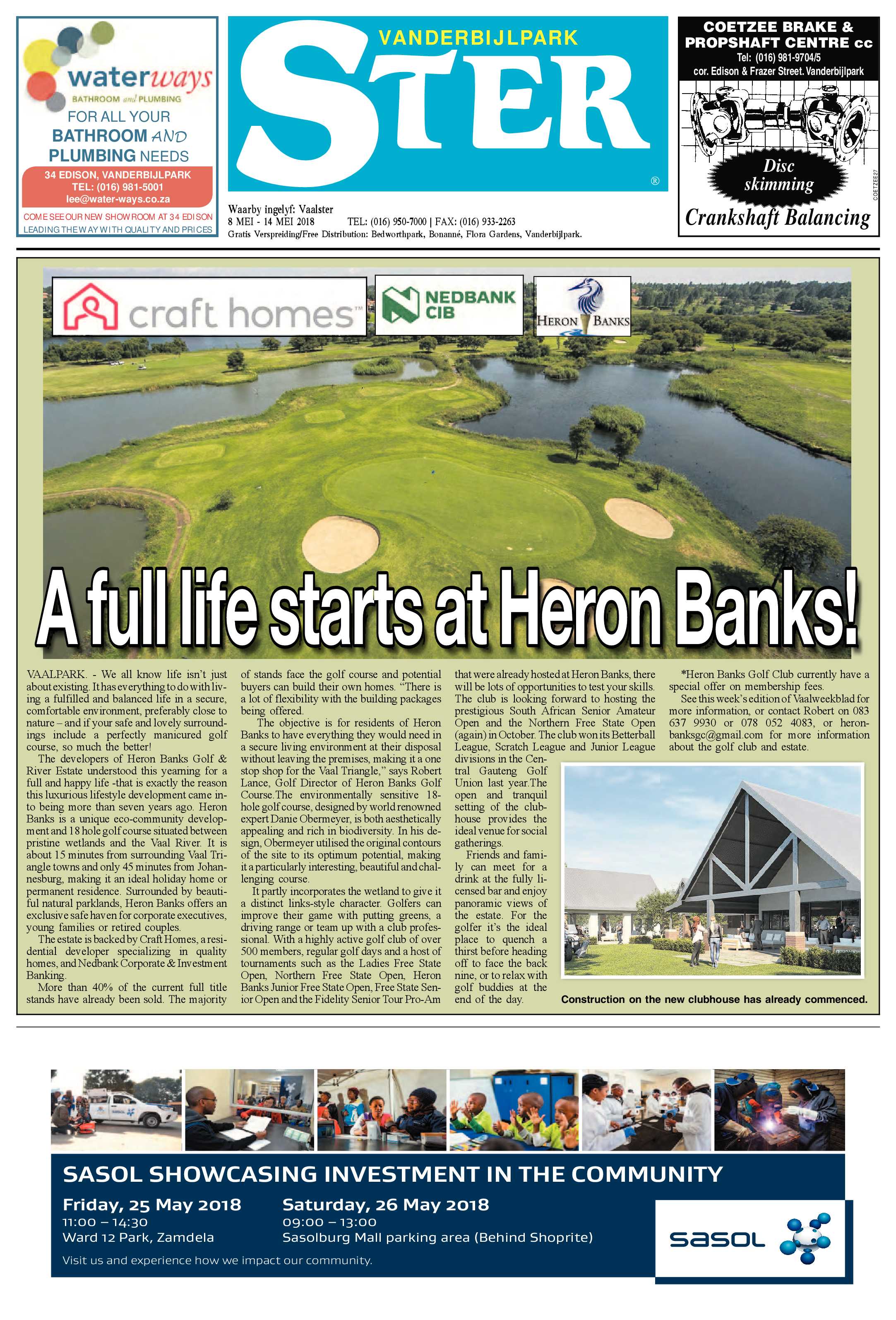 Vanderbijlpark Ster 8 – 14 Mei 2018 page 1