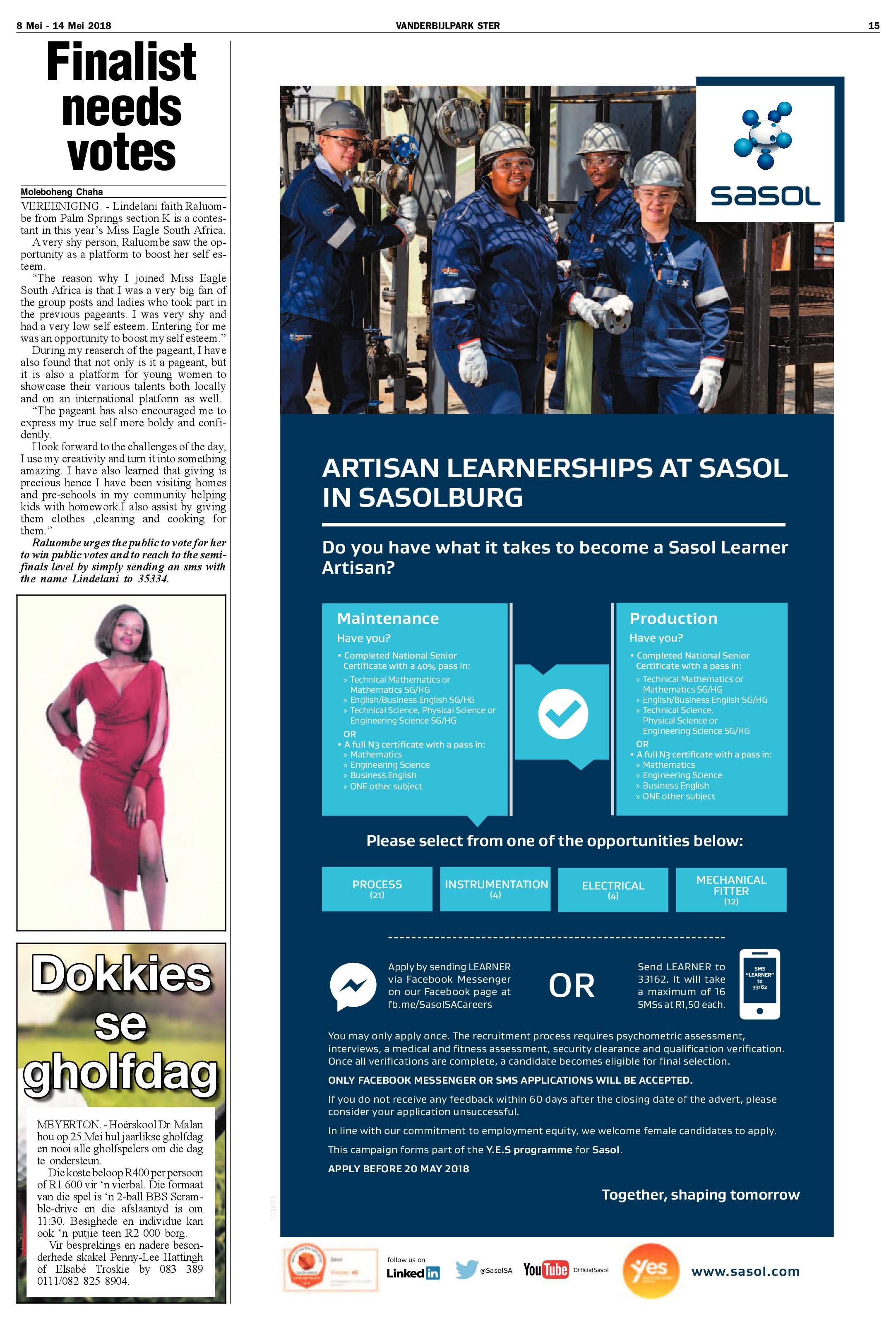 Vanderbijlpark Ster 8 – 14 Mei 2018 page 15