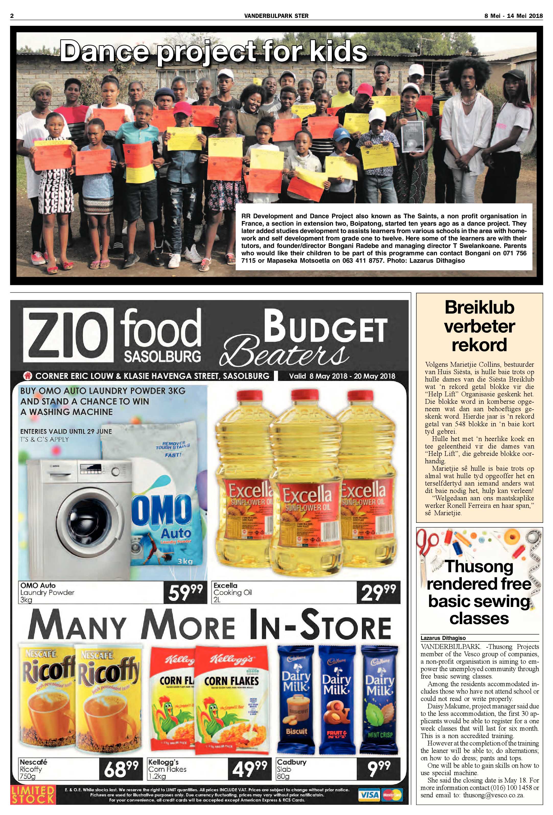 Vanderbijlpark Ster 8 – 14 Mei 2018 page 2