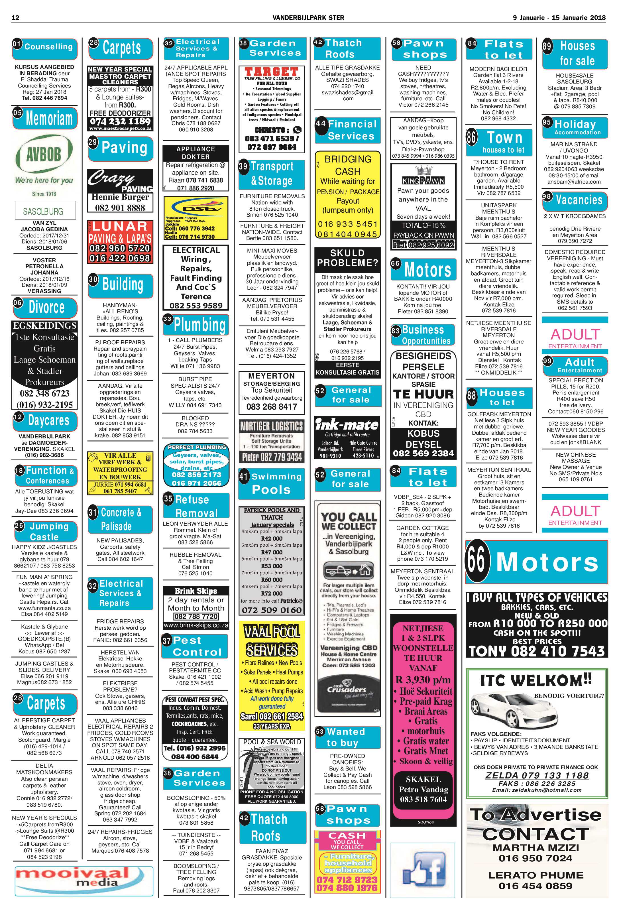 Vanderbijlpark Ster 9 – 15 Januarie 2018 page 12