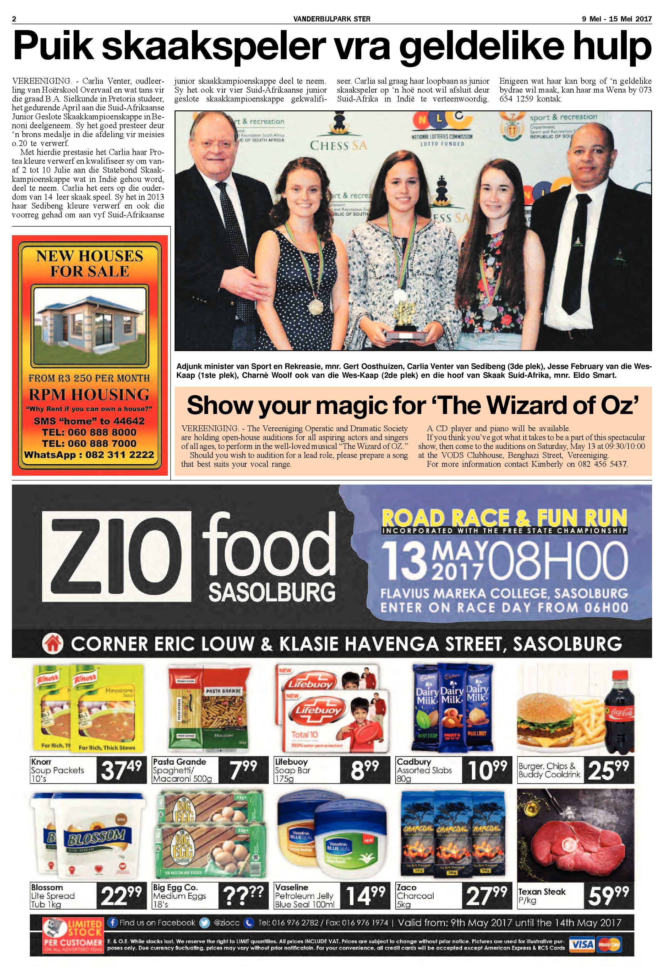 Vanderbijlpark Ster 9 – 15 Mei 2017 page 2