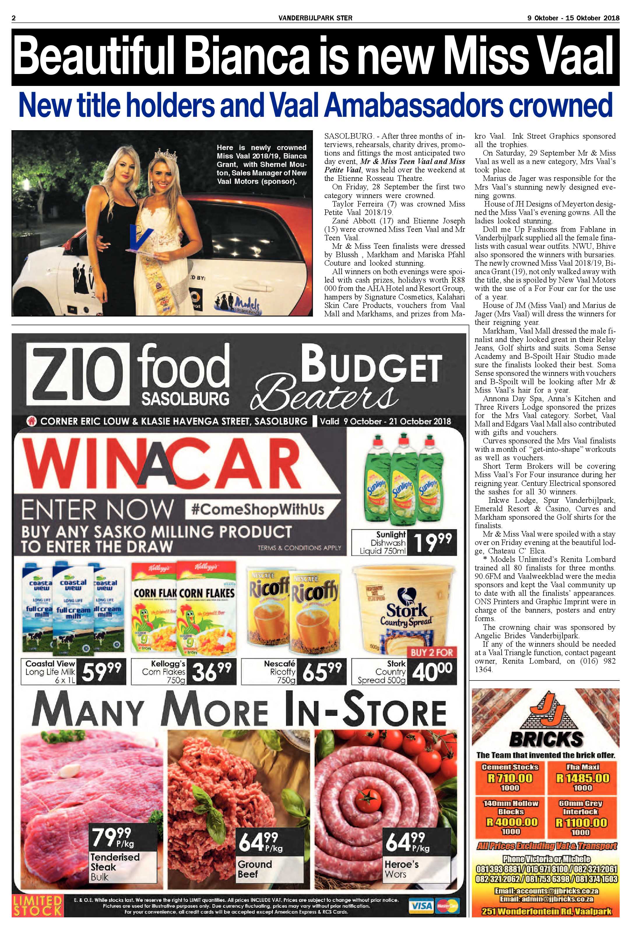 Vanderbijlpark Ster 9 – 15 Oktober 2018 page 2