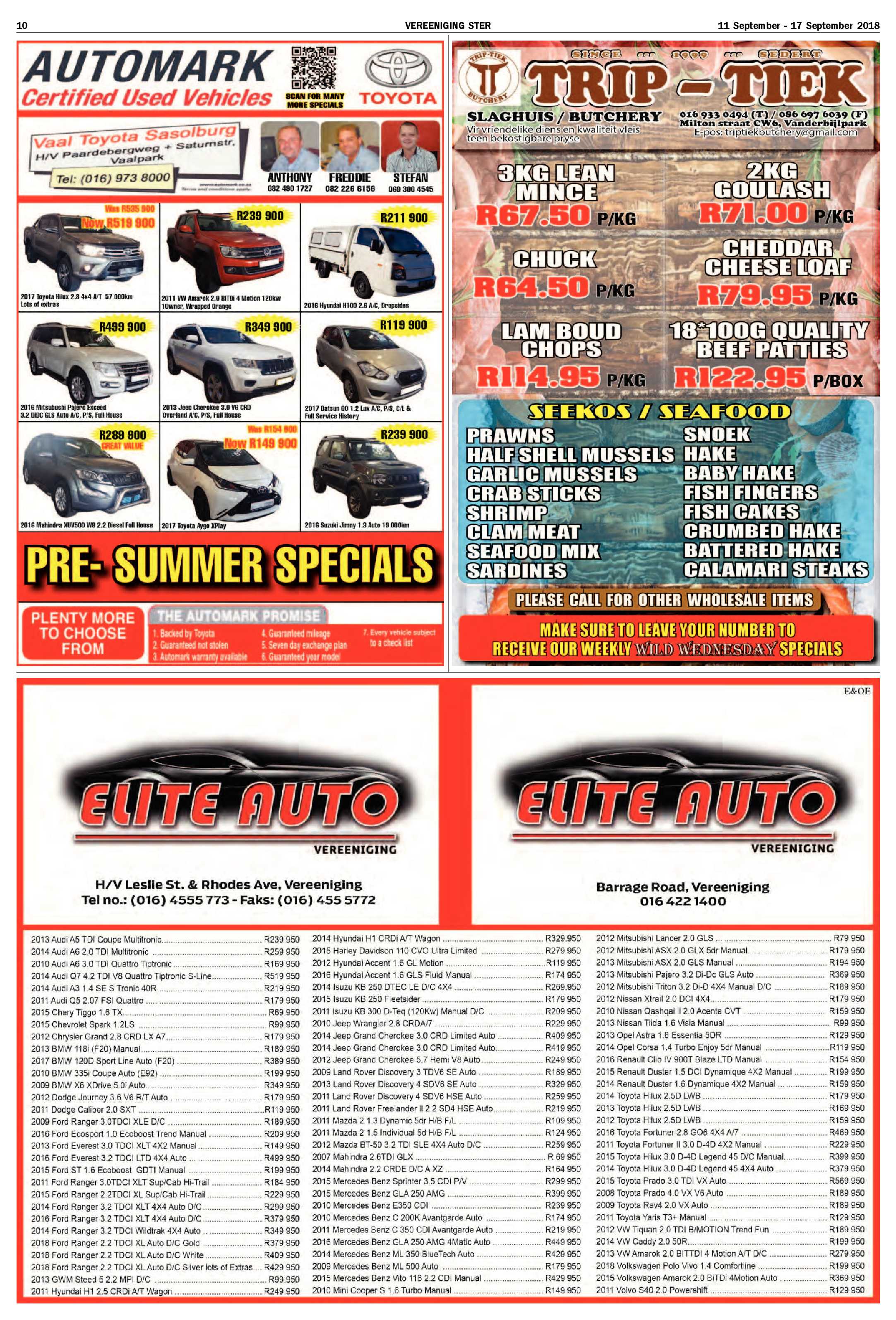 Vereeniging 11 – 17 September 2018 page 10