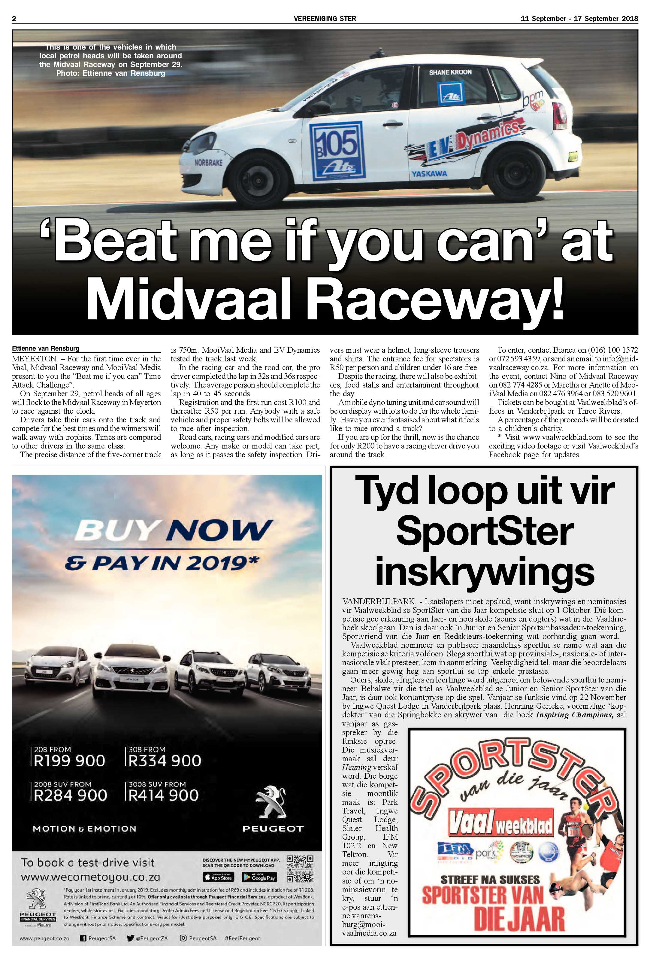 Vereeniging 11 – 17 September 2018 page 2