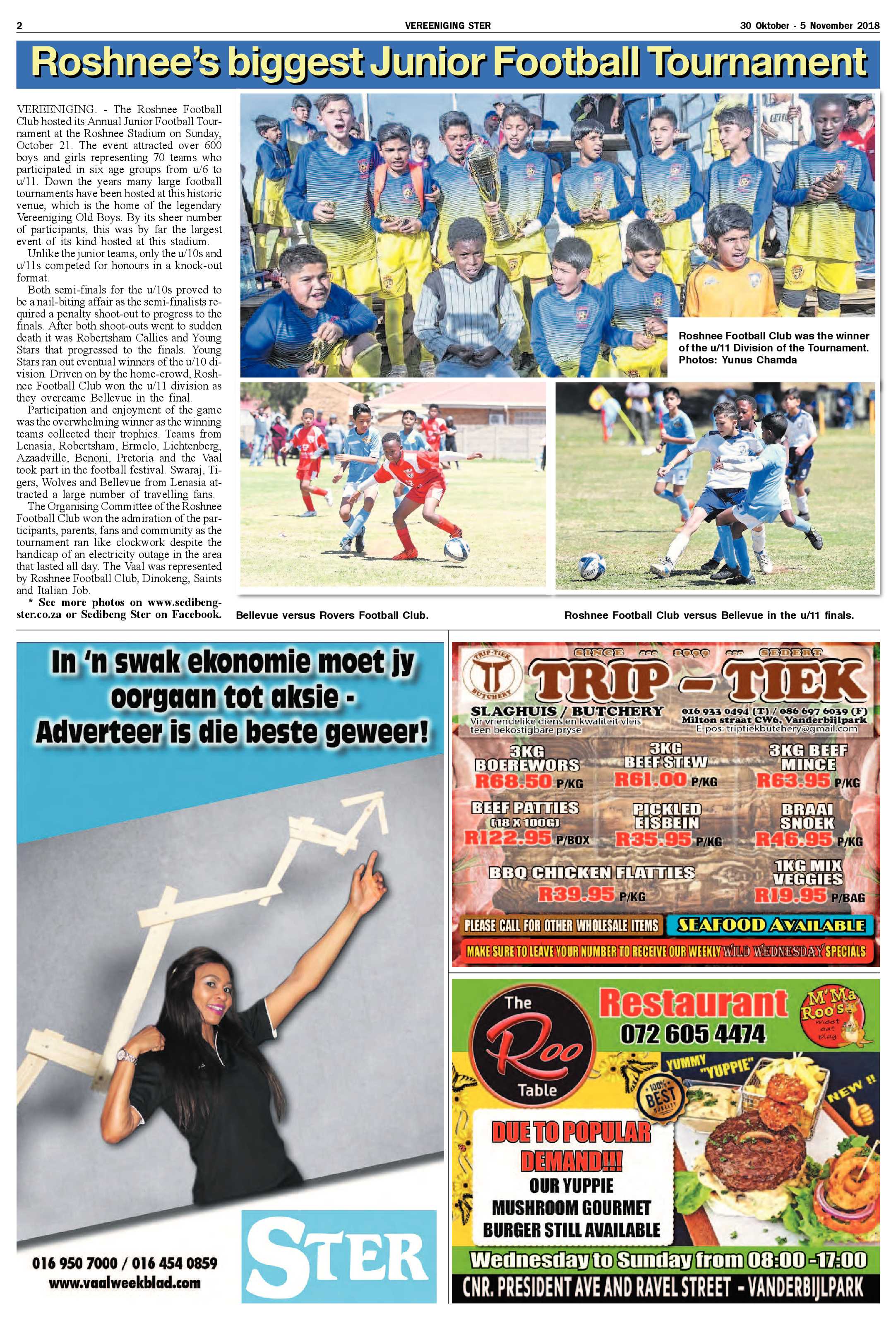 Vereeniging 30 Oktober – 5 November 2018 page 2