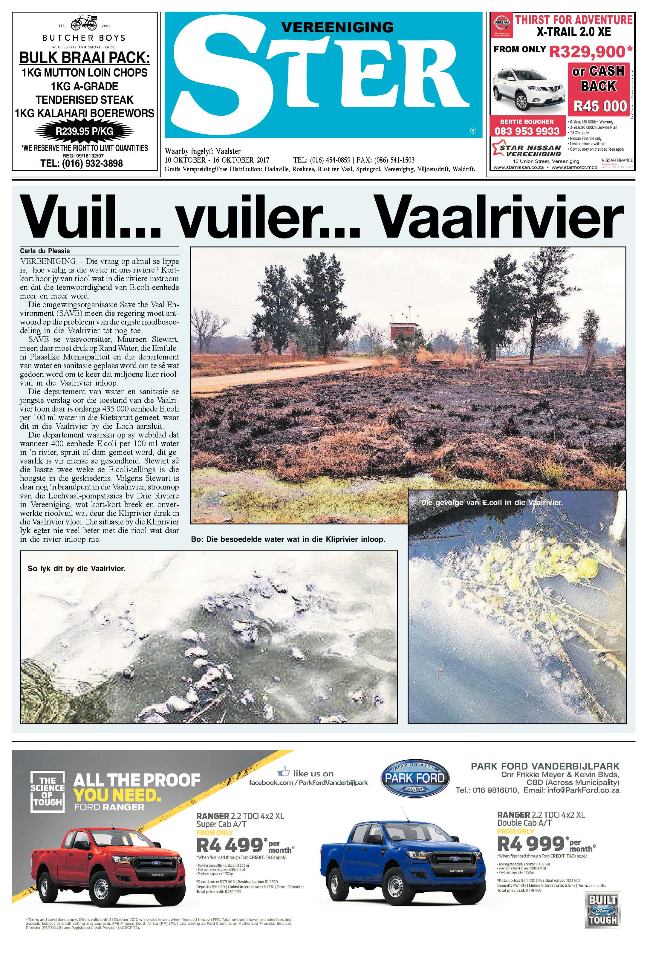 Vereeniging Ster 10 – 16 Oktober 2017 page 1