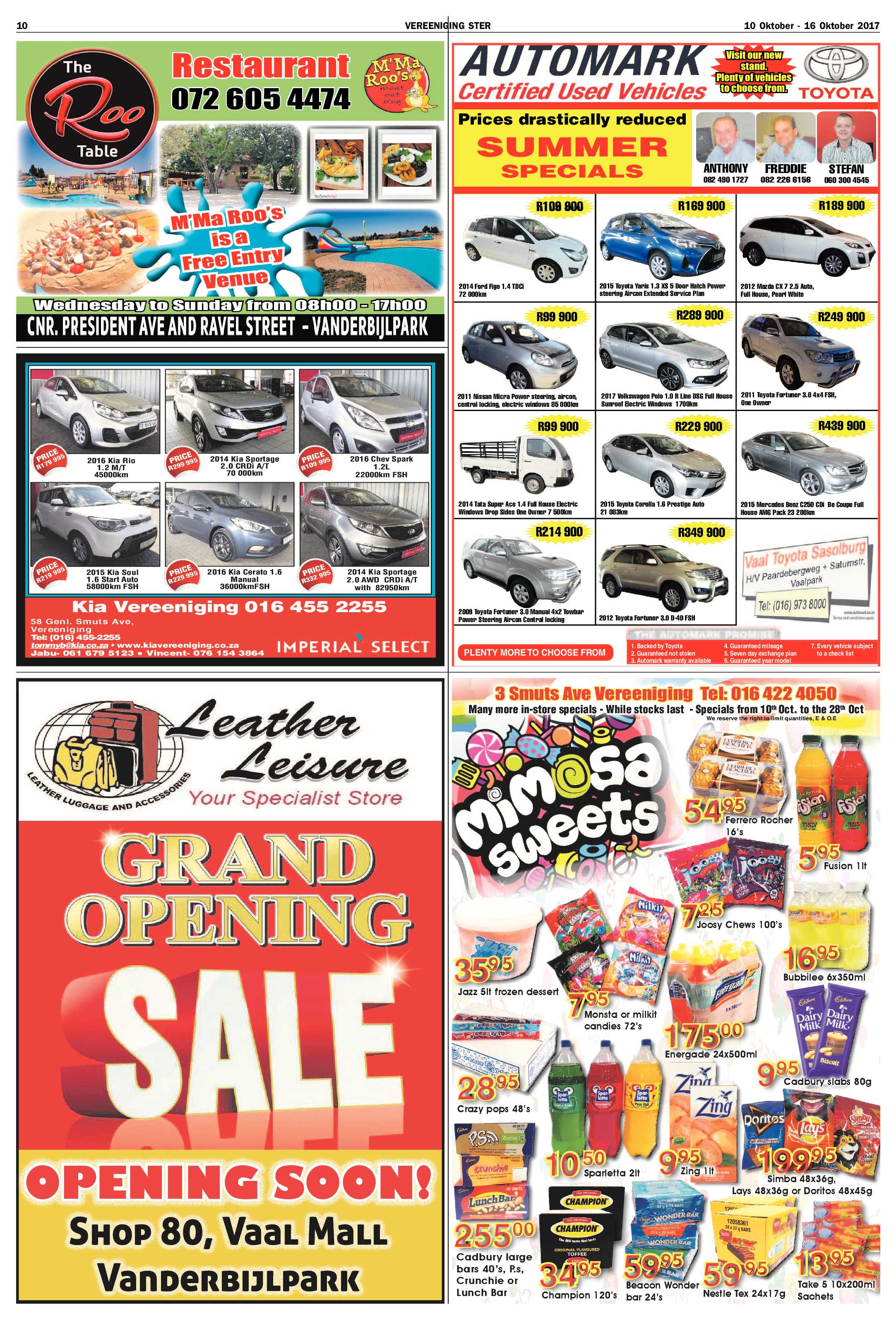 Vereeniging Ster 10 – 16 Oktober 2017 page 10