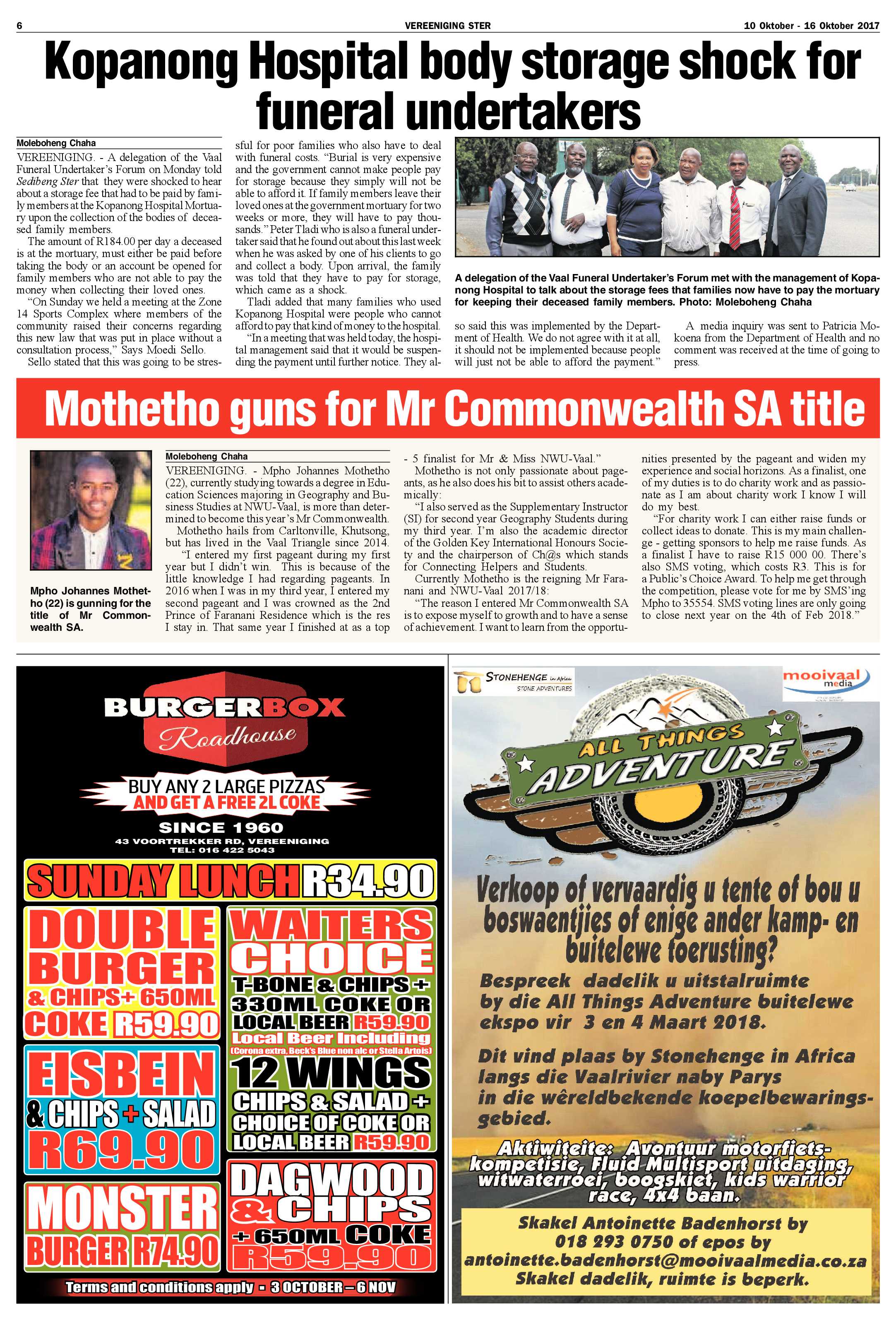 Vereeniging Ster 10 – 16 Oktober 2017 page 6