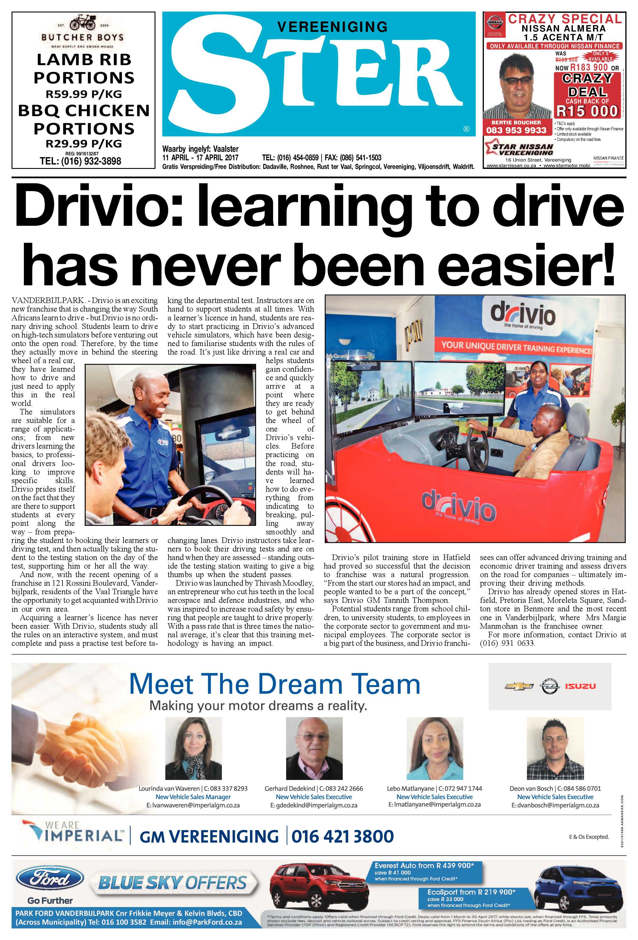 Vereeniging Ster 11 – 17 April 2017 page 1