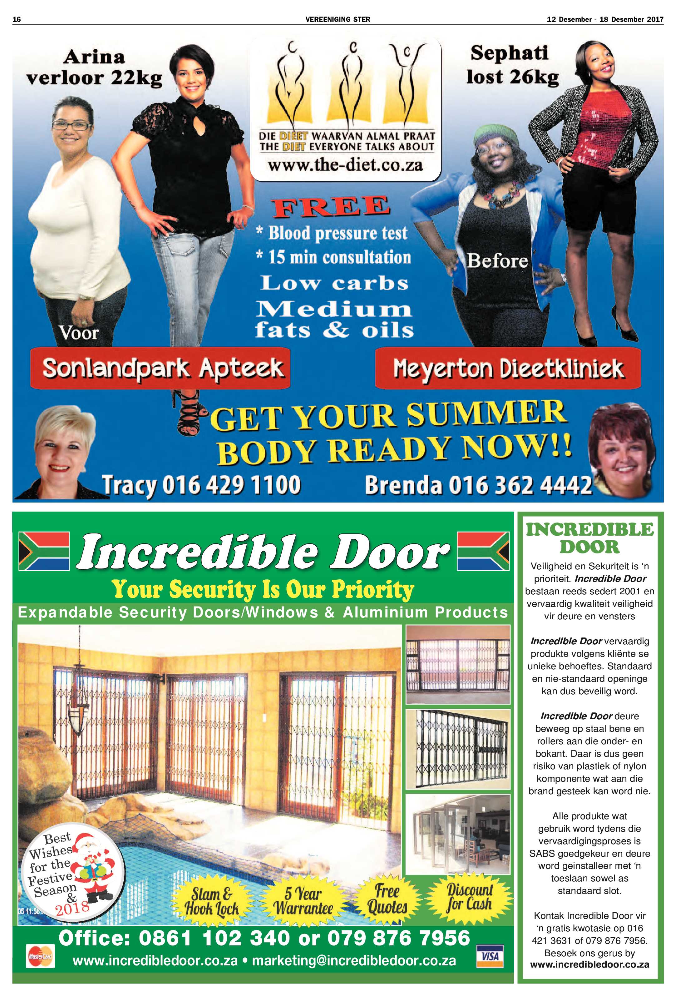 Vereeniging Ster 12 – 18 Desember 2017 page 16