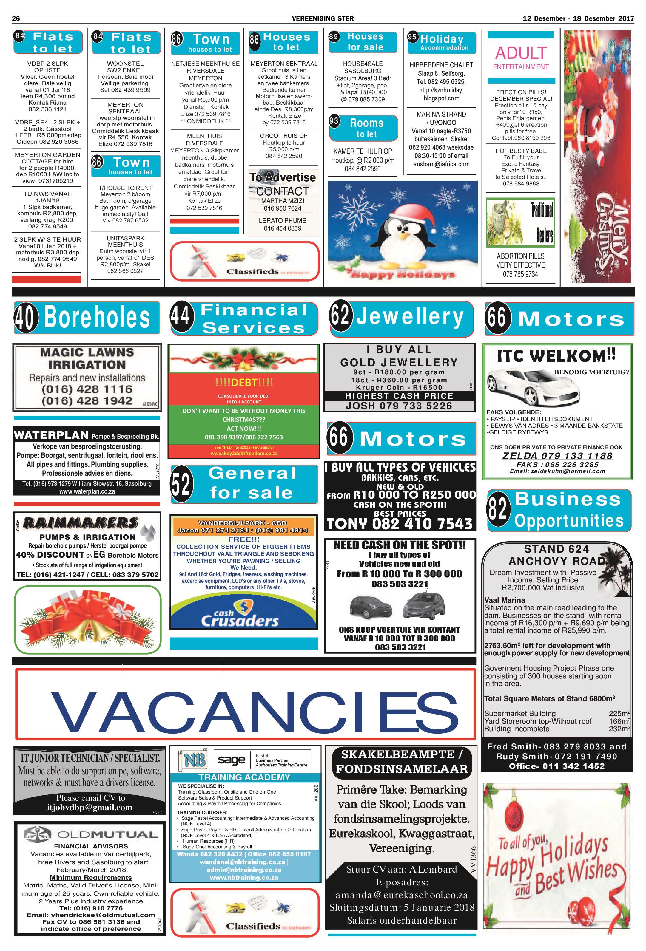 Vereeniging Ster 12 – 18 Desember 2017 page 26