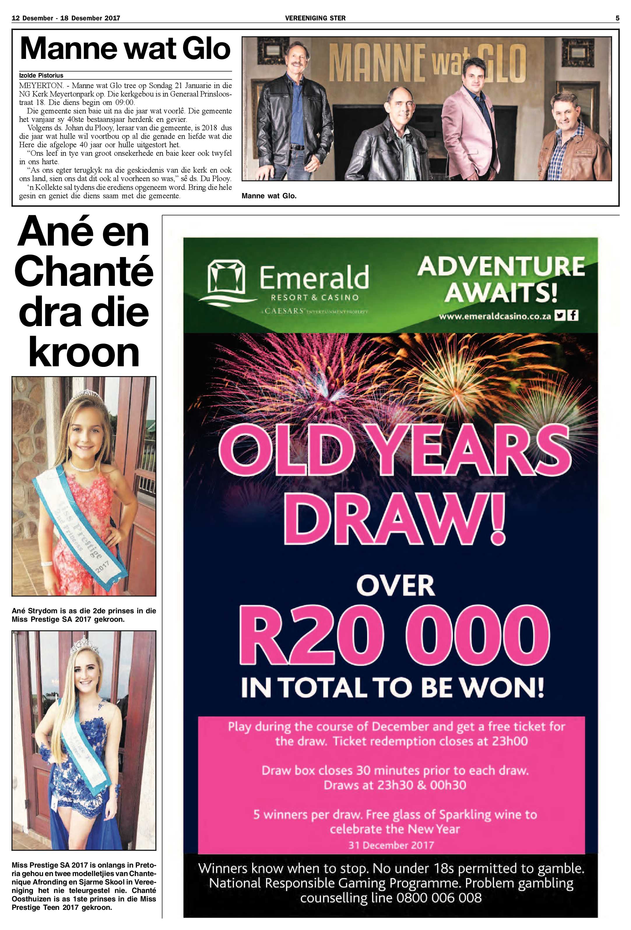 Vereeniging Ster 12 – 18 Desember 2017 page 5