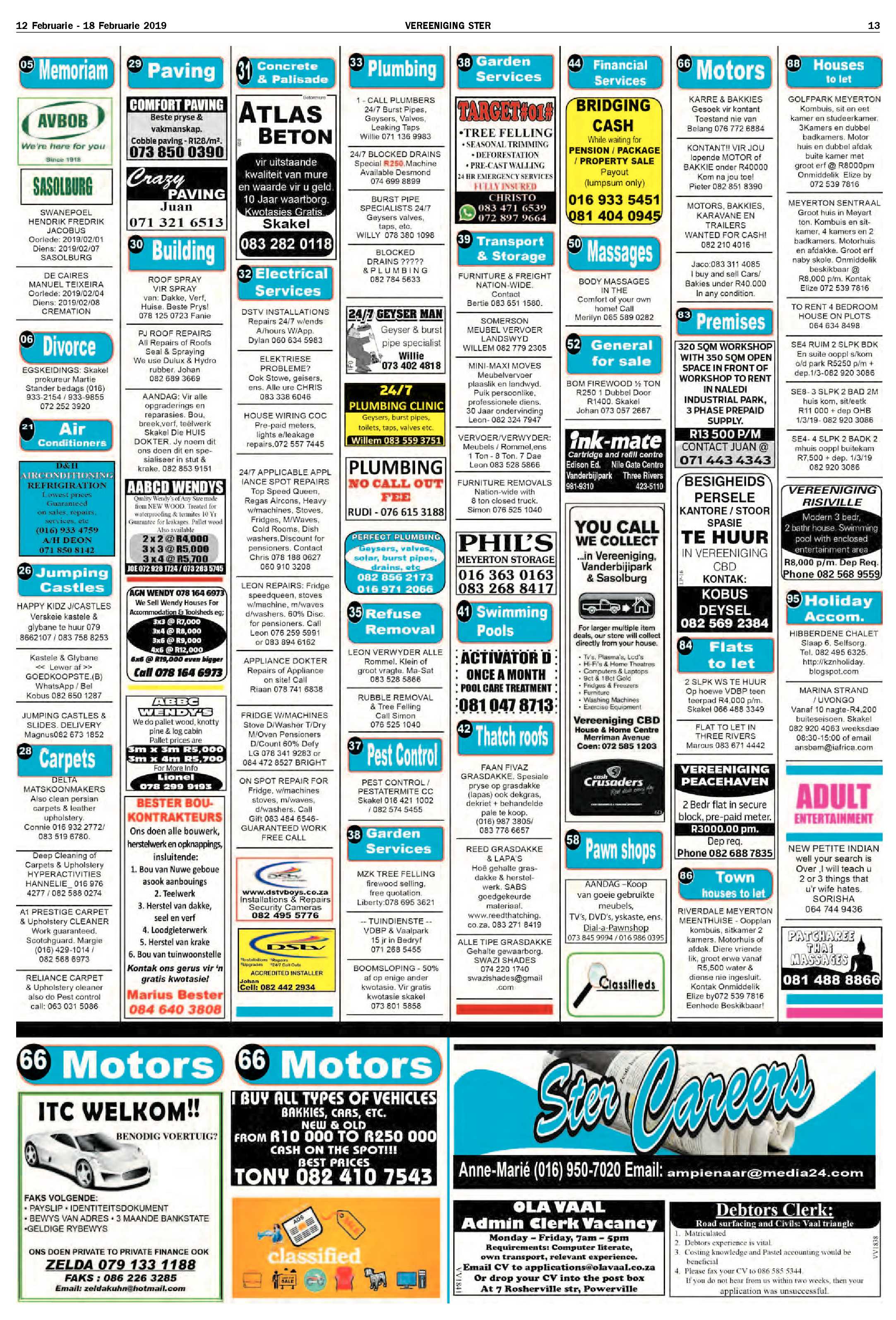 Vereeniging Ster 12 – 18 Februarie 2019 page 13