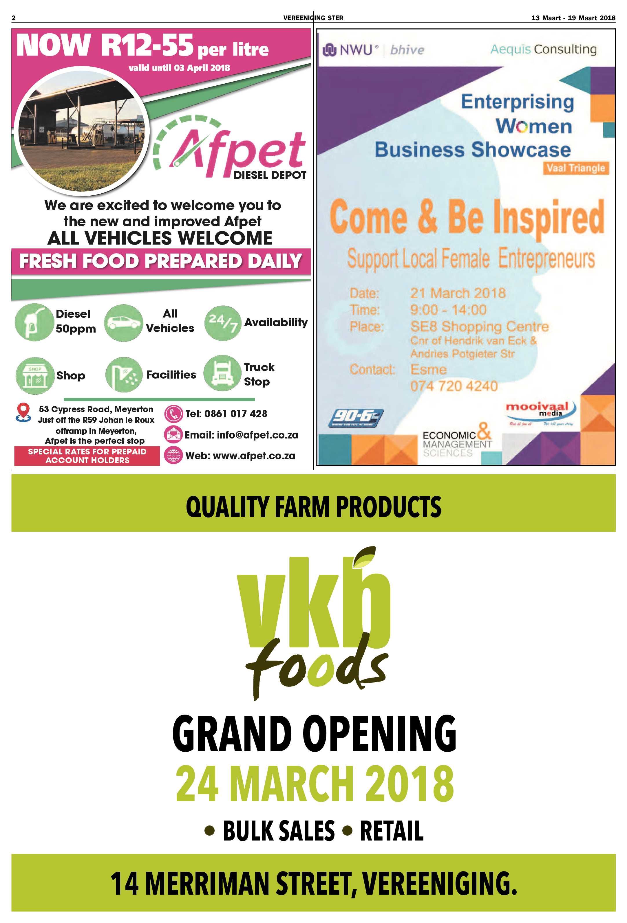 Vereeniging Ster 13 – 19 Maart 2018 page 2