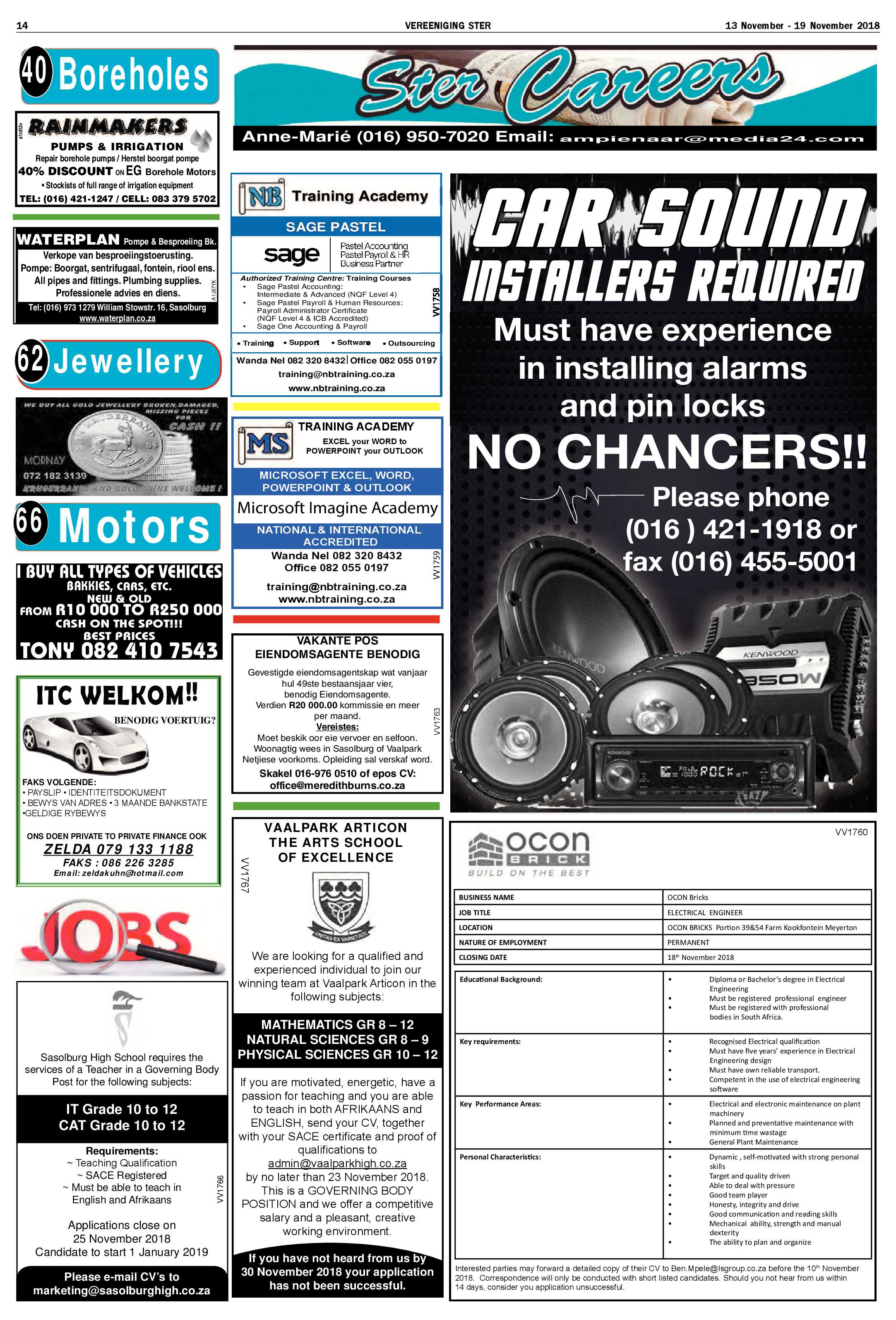 Vereeniging Ster 13 – 19 November 2018 page 14