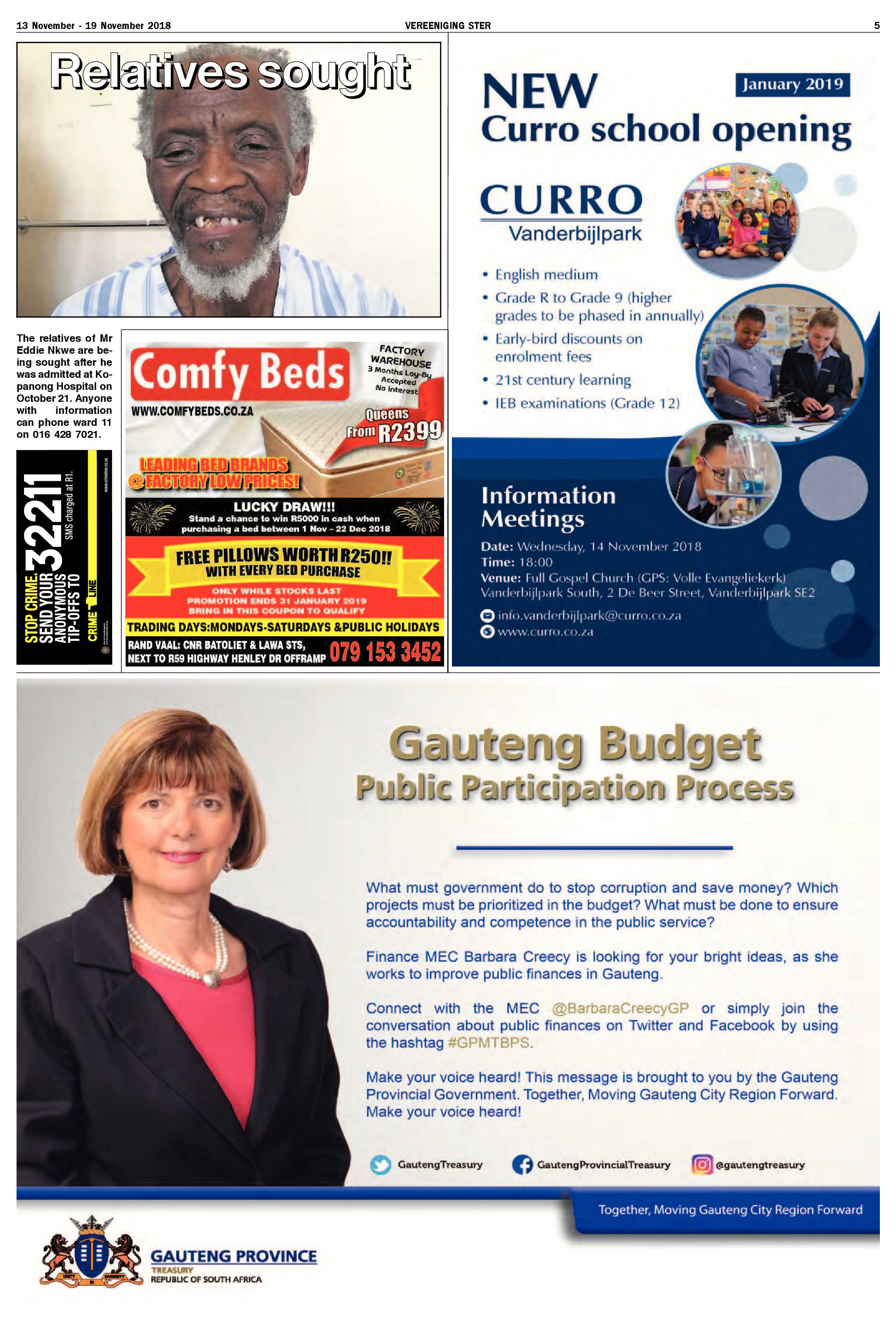 Vereeniging Ster 13 – 19 November 2018 page 5