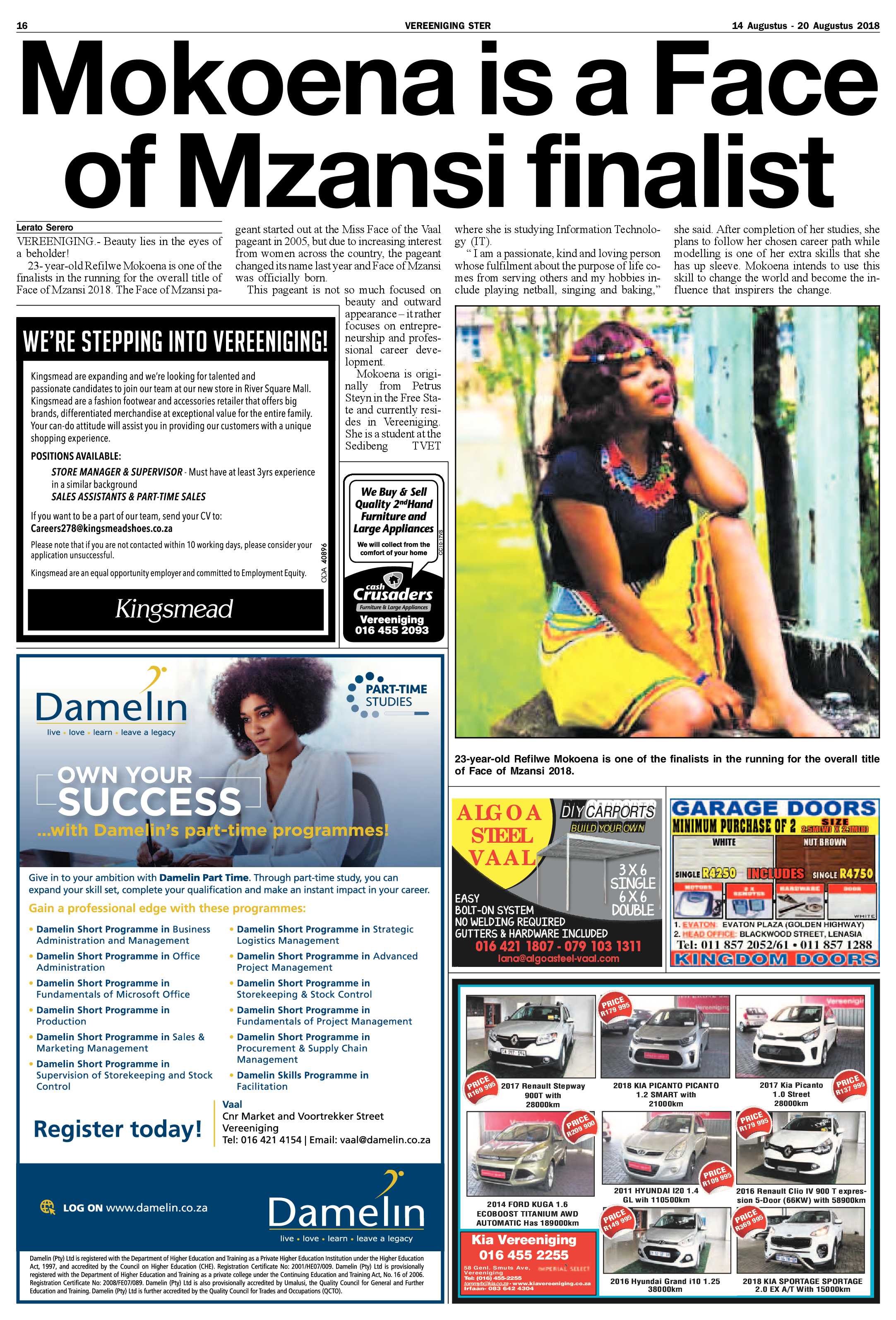 Vereeniging Ster 14 – 20 Augustus 2018 page 16