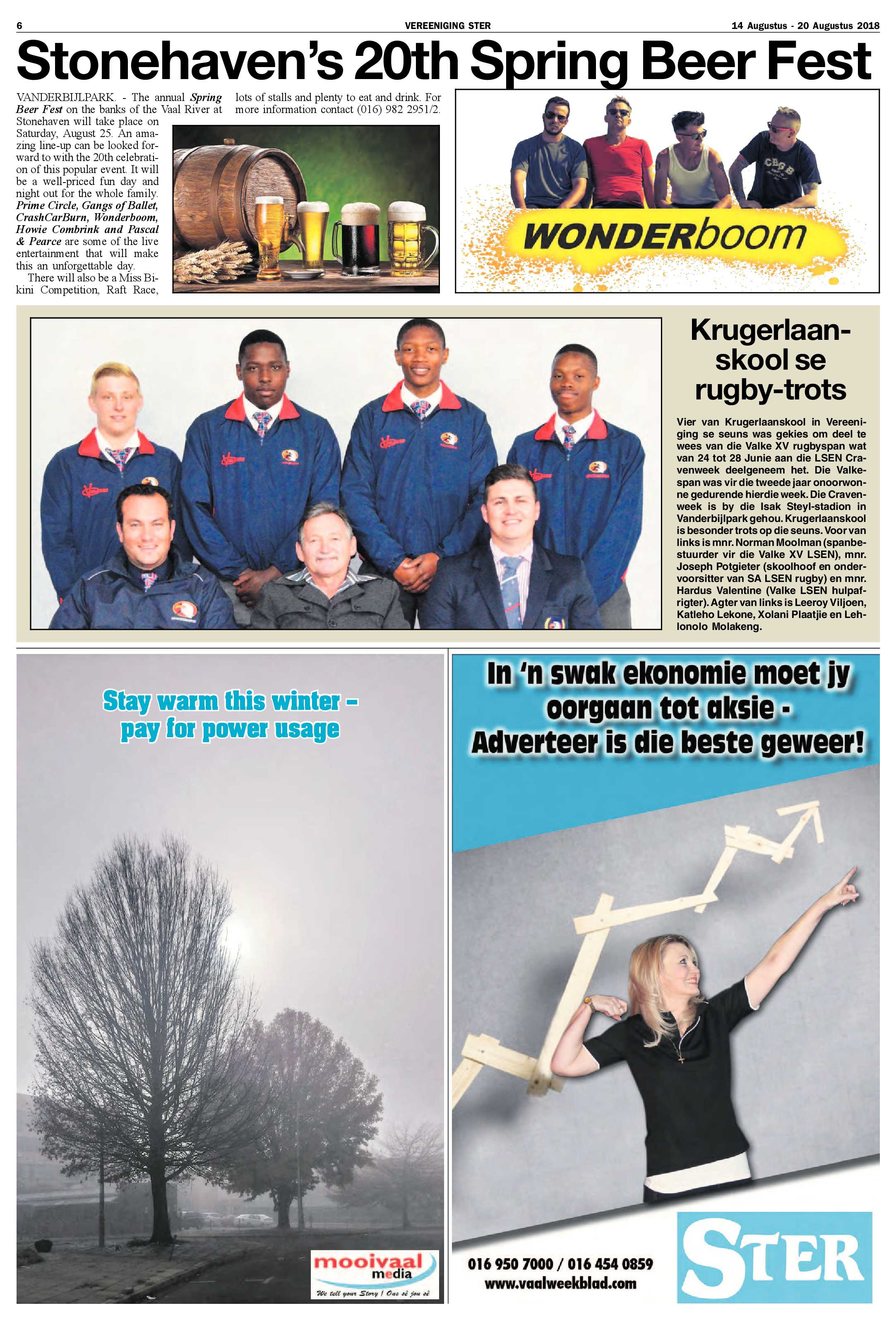 Vereeniging Ster 14 – 20 Augustus 2018 page 6