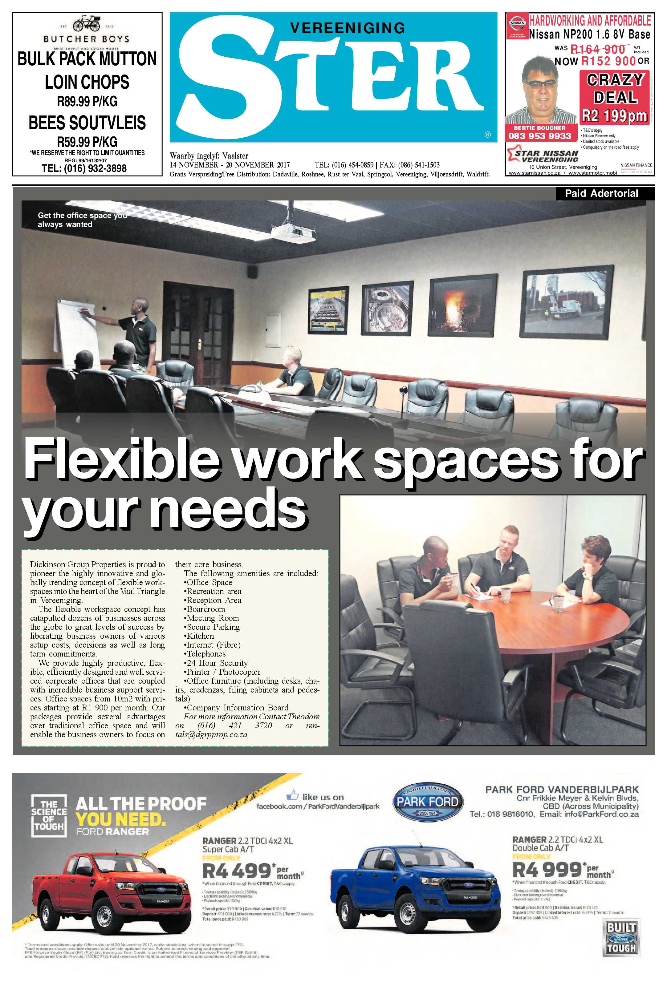 Vereeniging Ster 14 – 20 November 2017 page 1