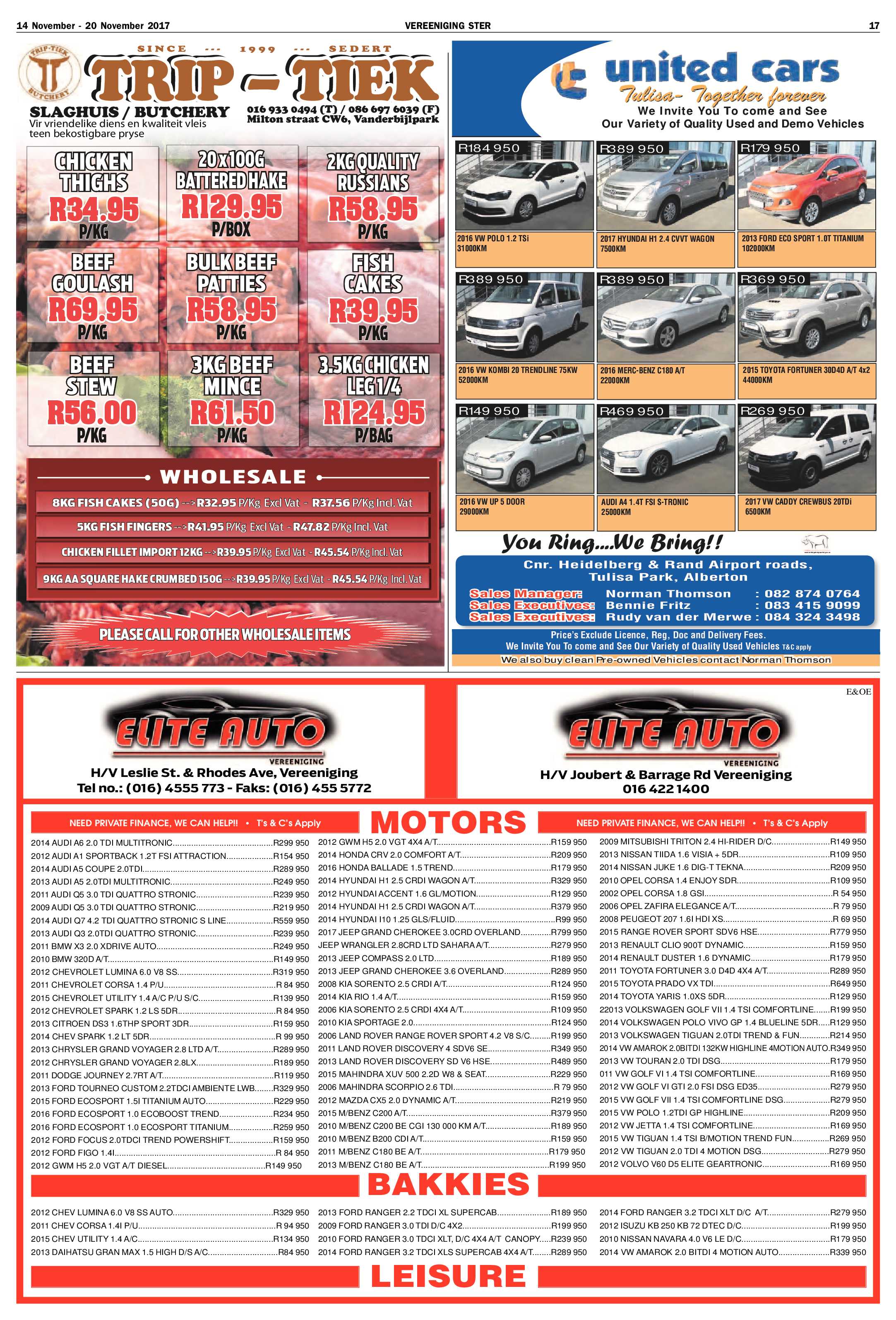 Vereeniging Ster 14 – 20 November 2017 page 17