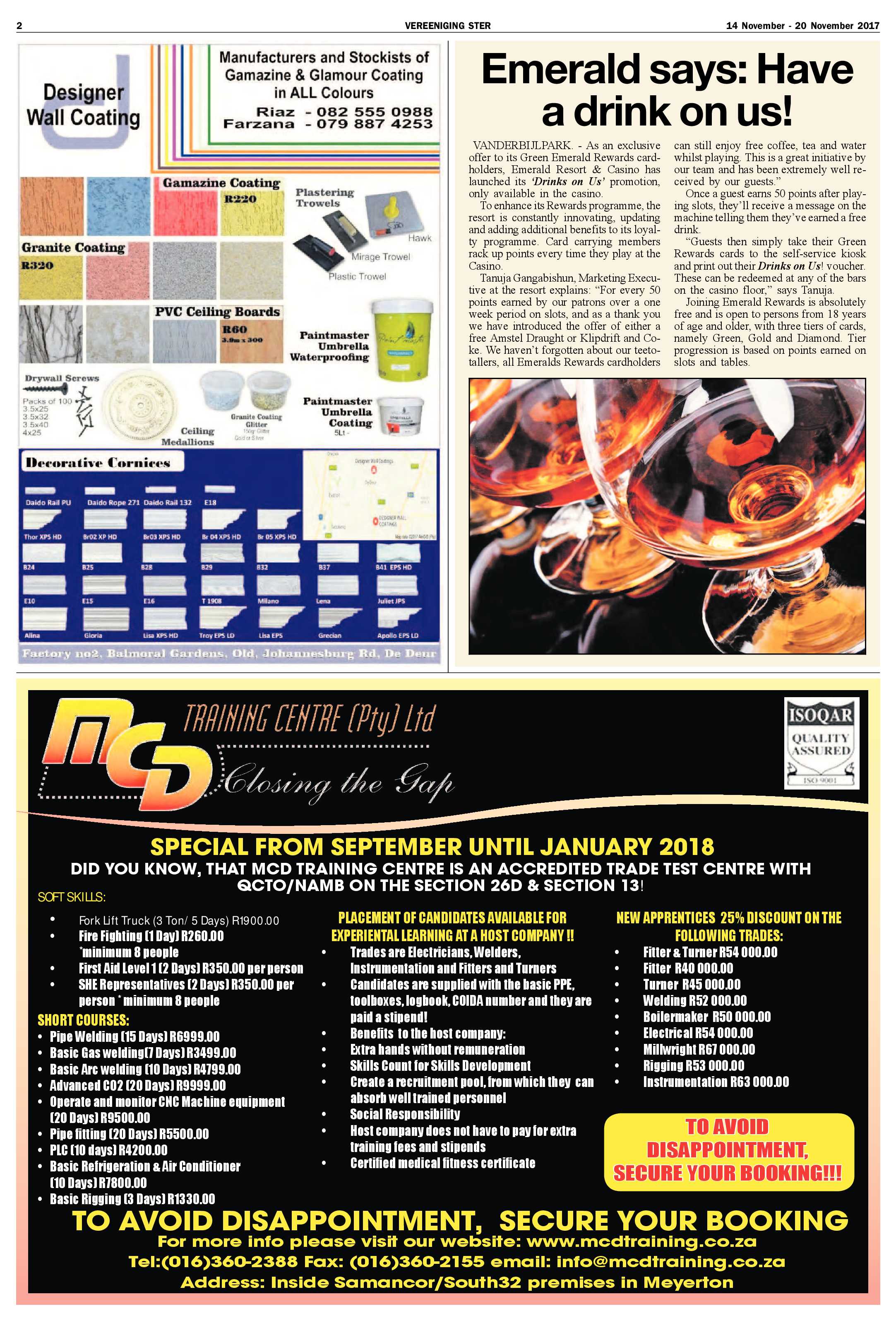 Vereeniging Ster 14 – 20 November 2017 page 2