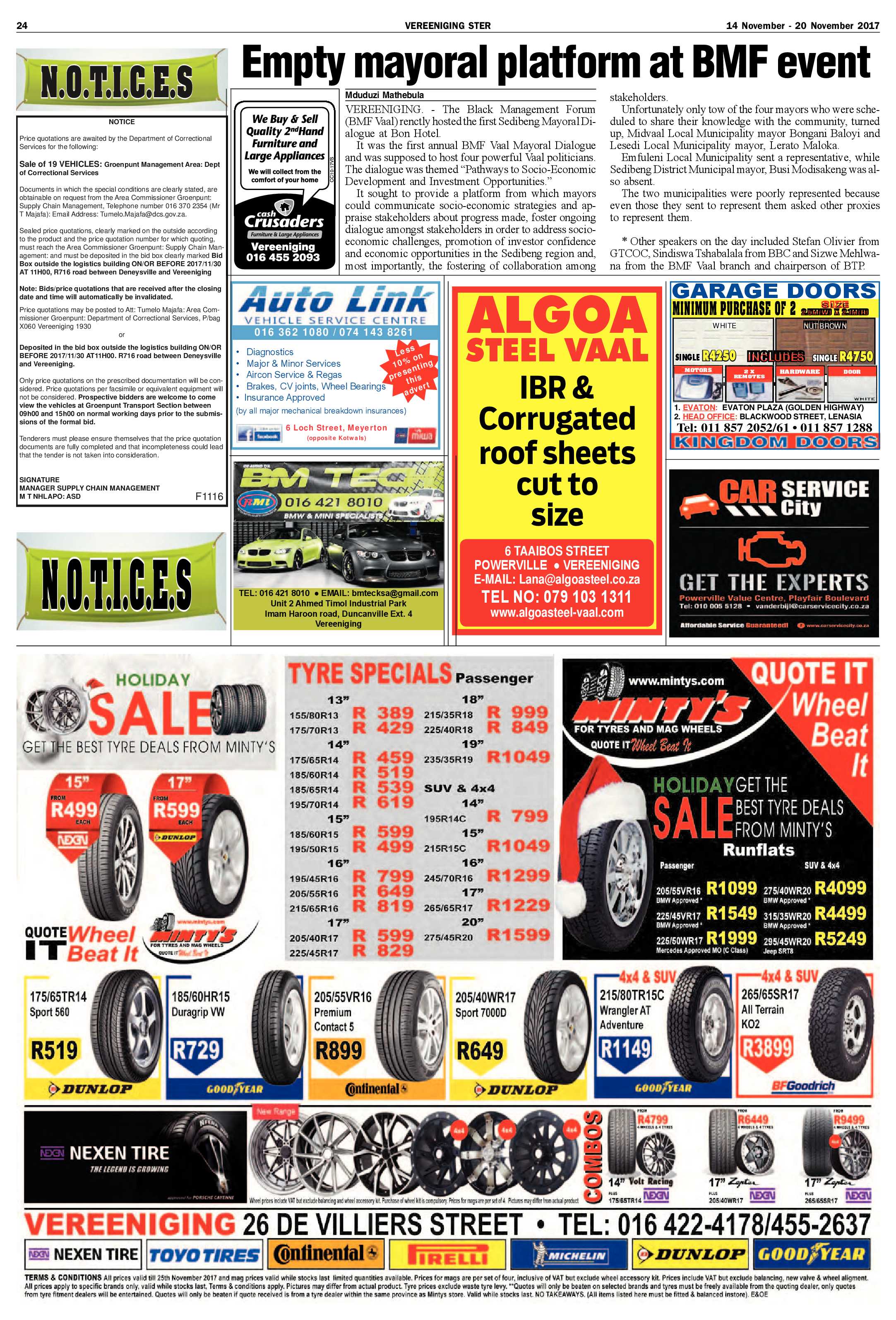 Vereeniging Ster 14 – 20 November 2017 page 24