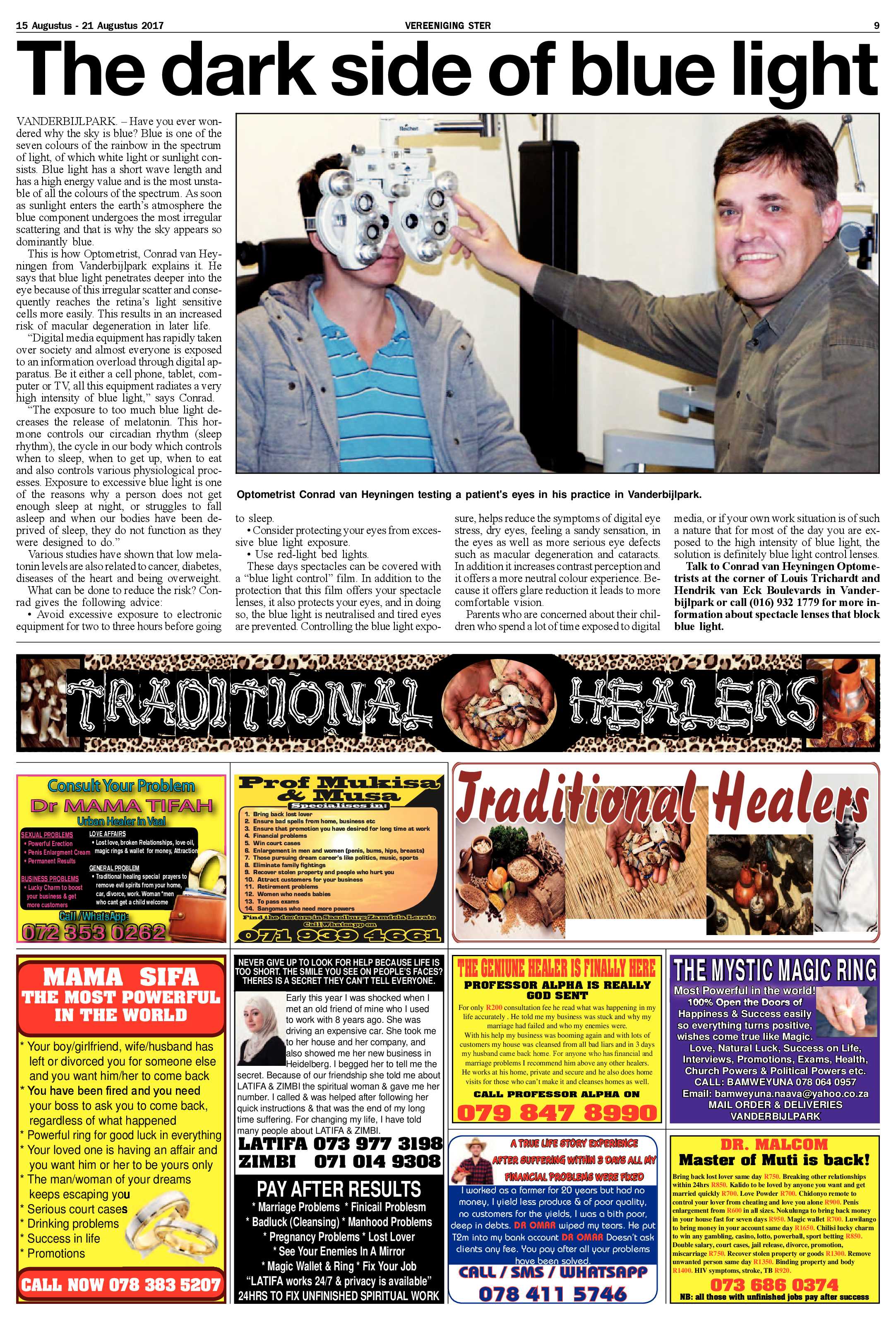 Vereeniging Ster 15 – 21 Augustus 2017 page 9