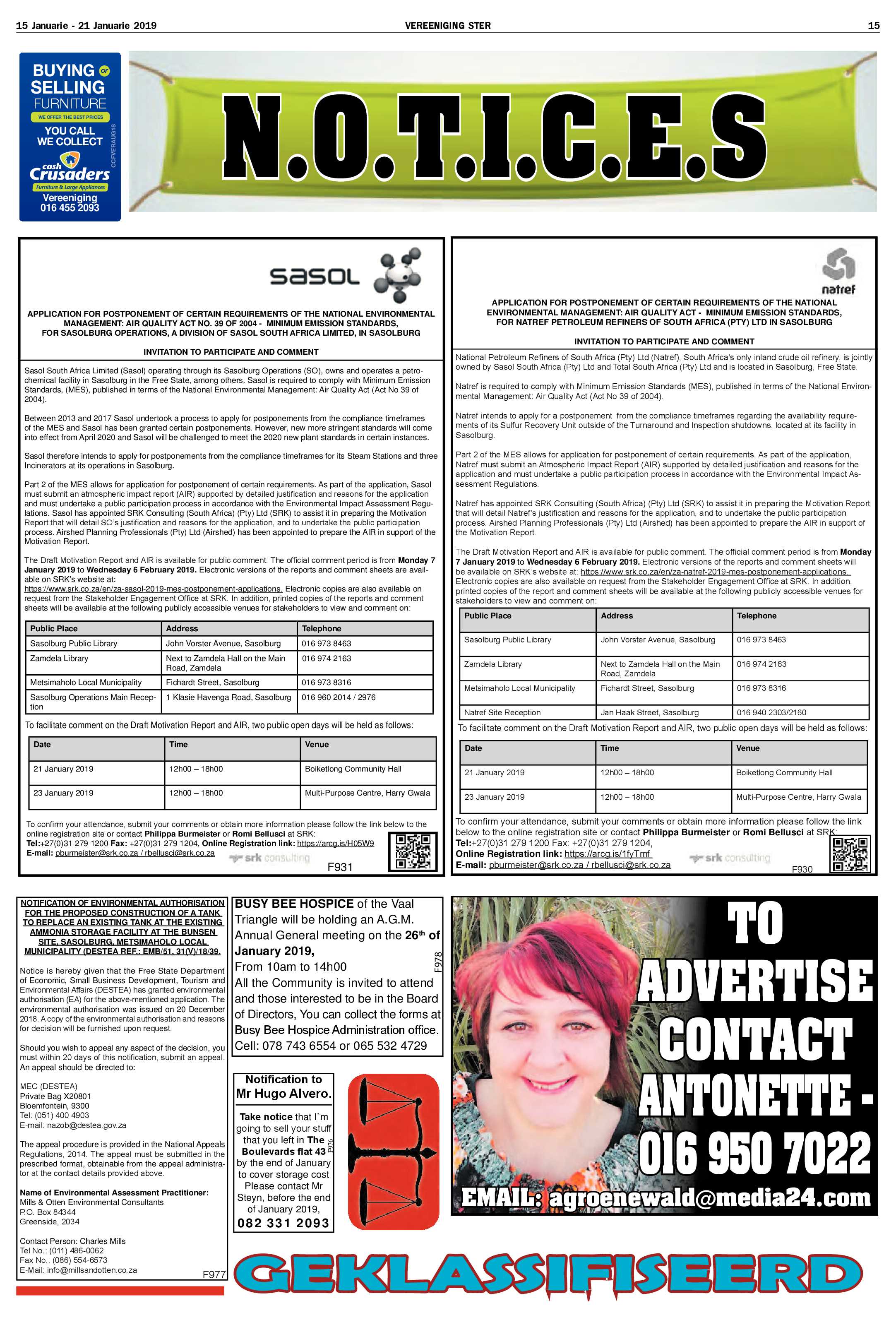 Vereeniging Ster 15 – 21 Januarie 2019 page 15