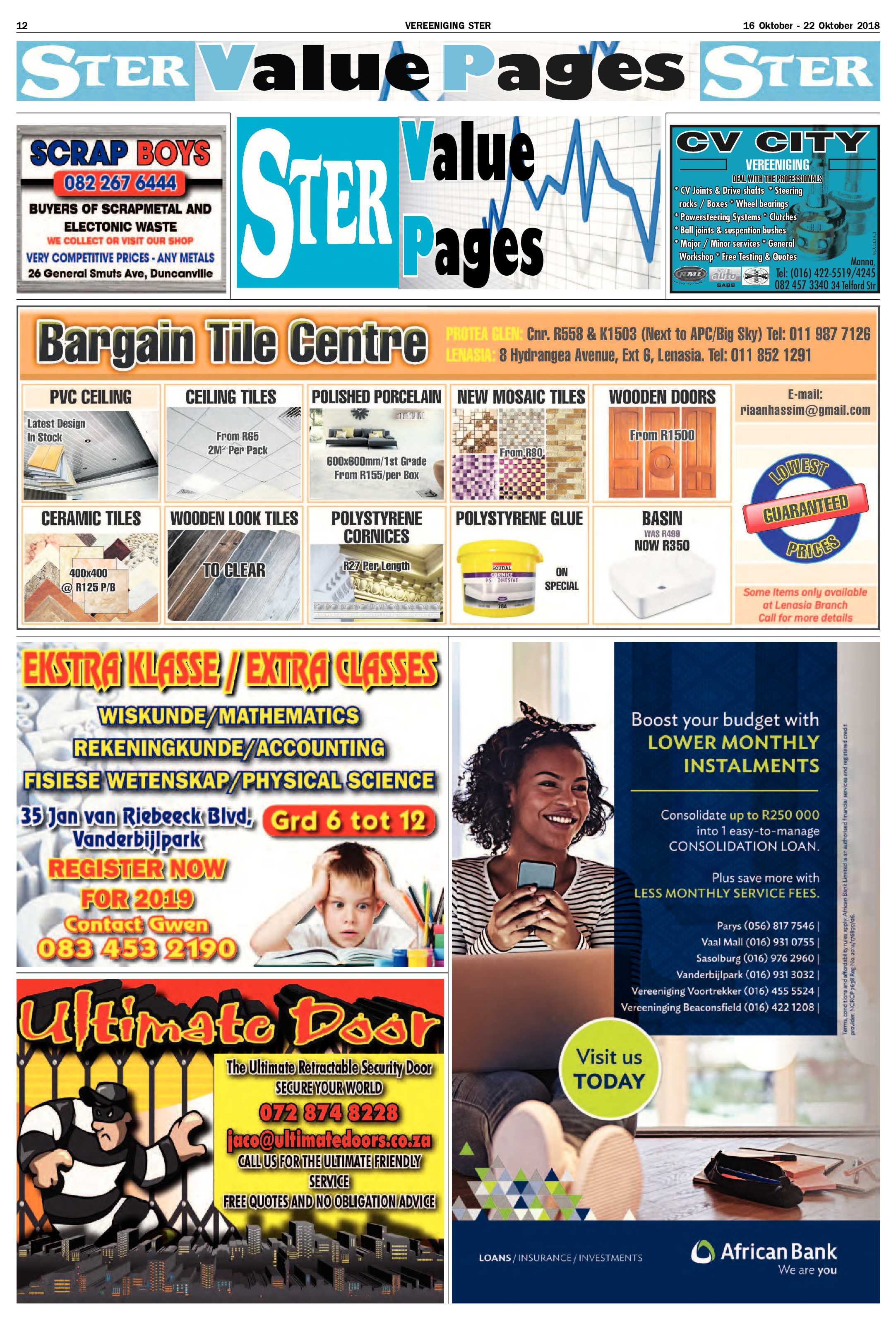 Vereeniging Ster 16 – 22 Oktober 2018 page 12