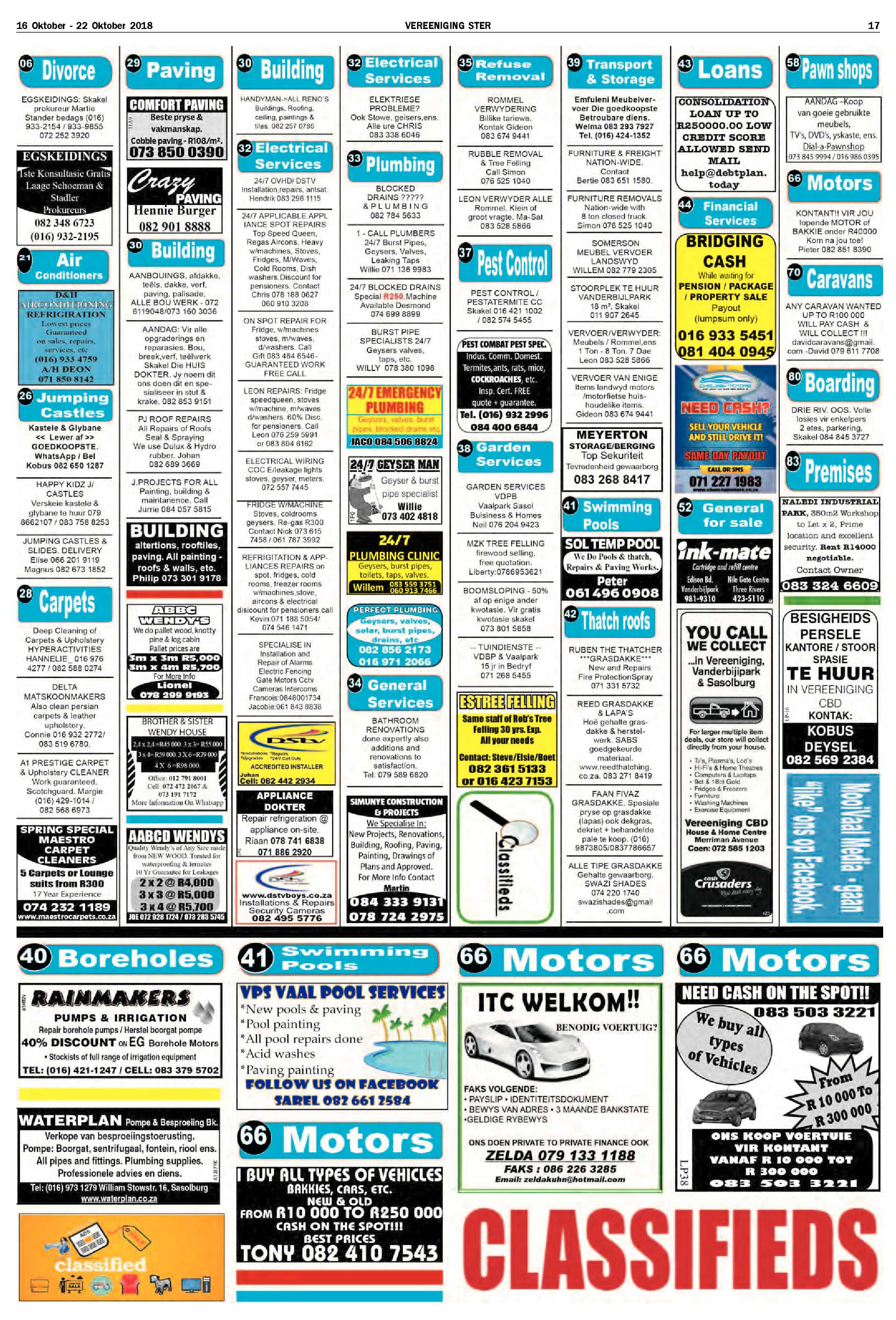 Vereeniging Ster 16 – 22 Oktober 2018 page 17