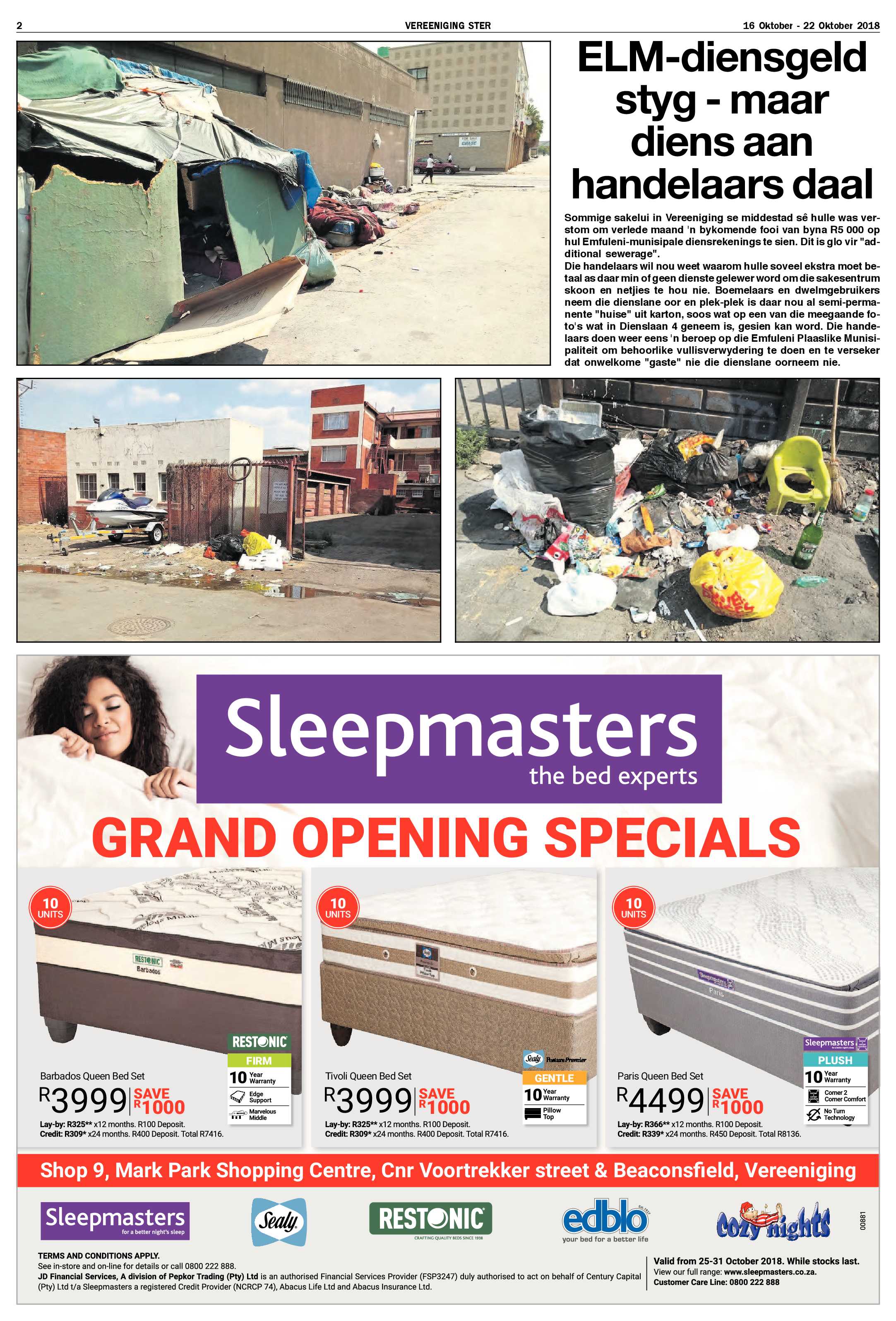 Vereeniging Ster 16 – 22 Oktober 2018 page 2