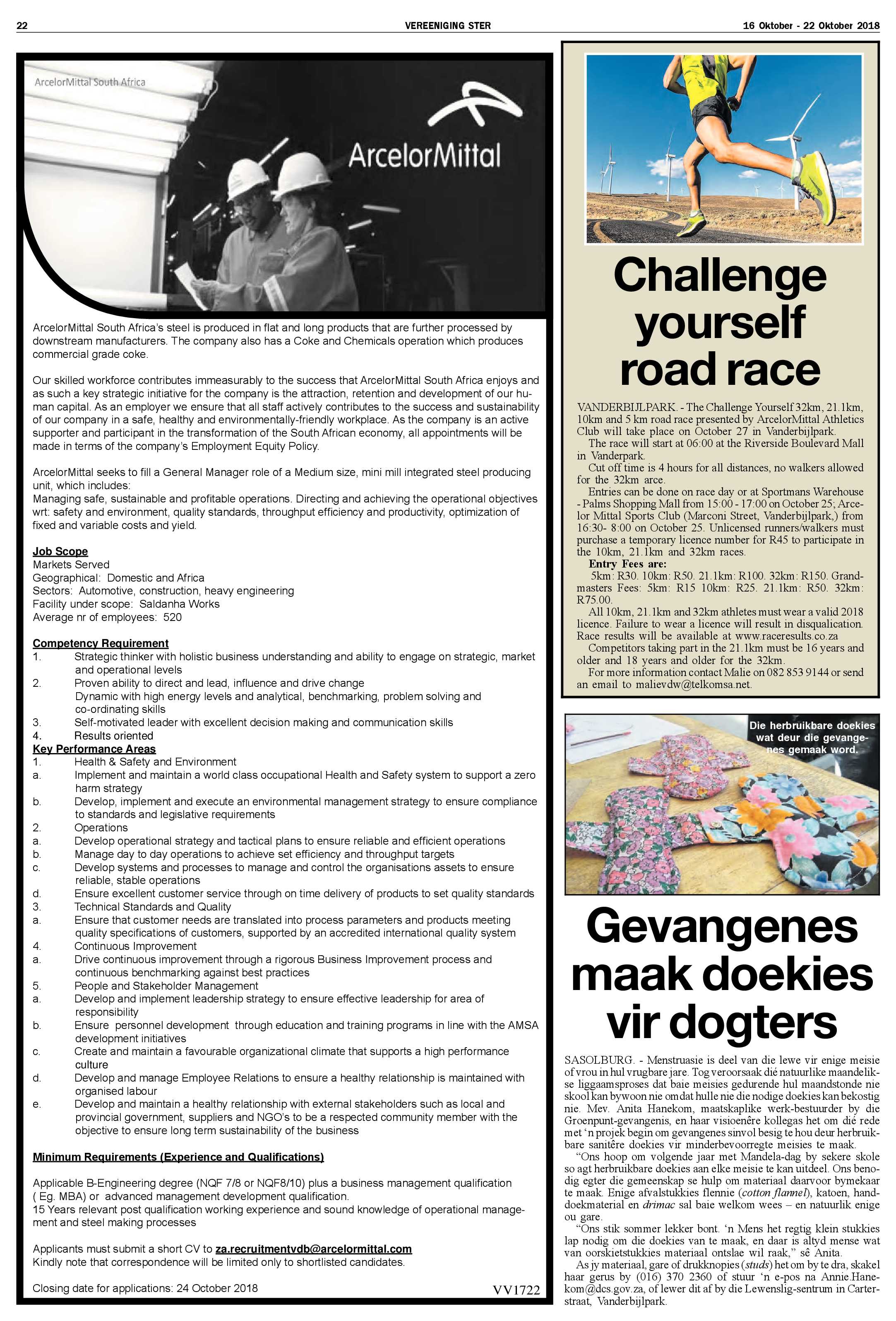 Vereeniging Ster 16 – 22 Oktober 2018 page 22