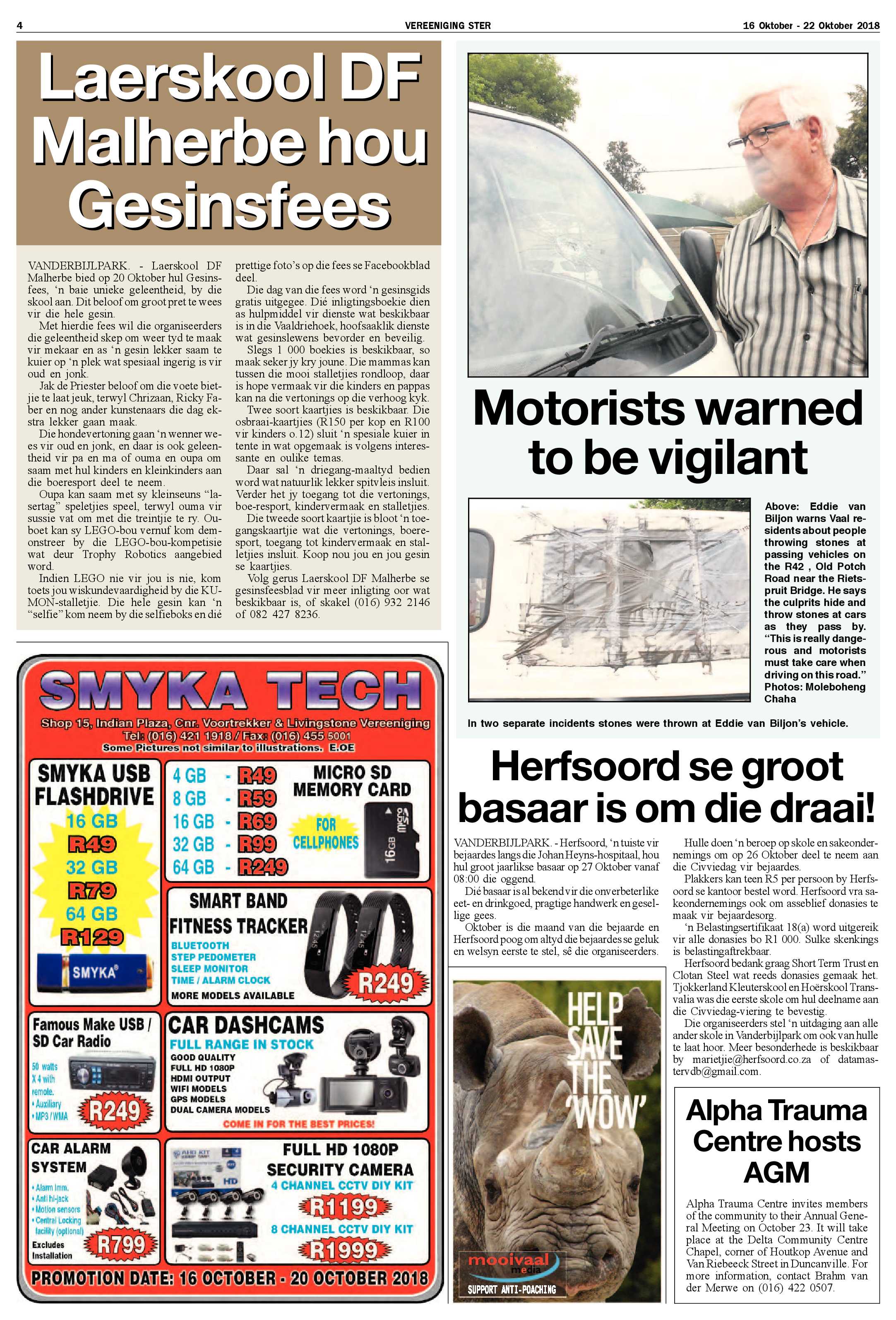 Vereeniging Ster 16 – 22 Oktober 2018 page 4