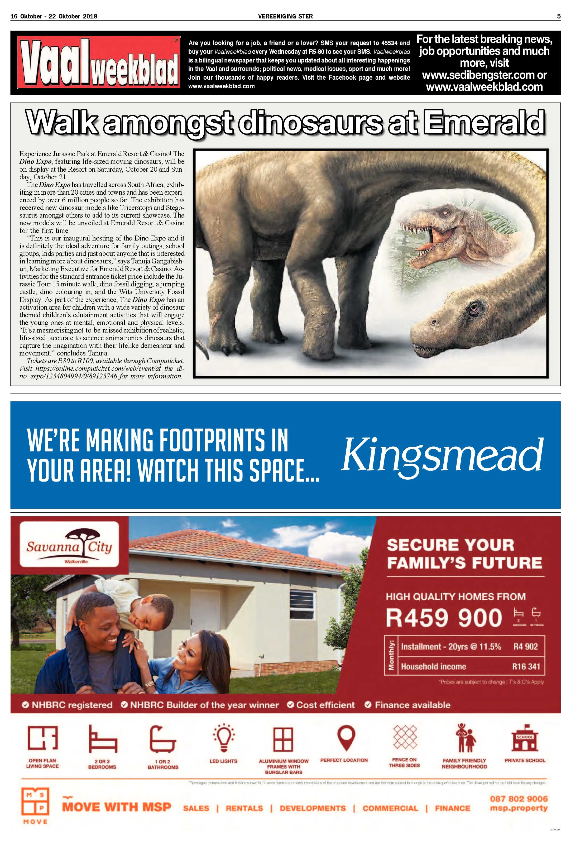 Vereeniging Ster 16 – 22 Oktober 2018 page 5