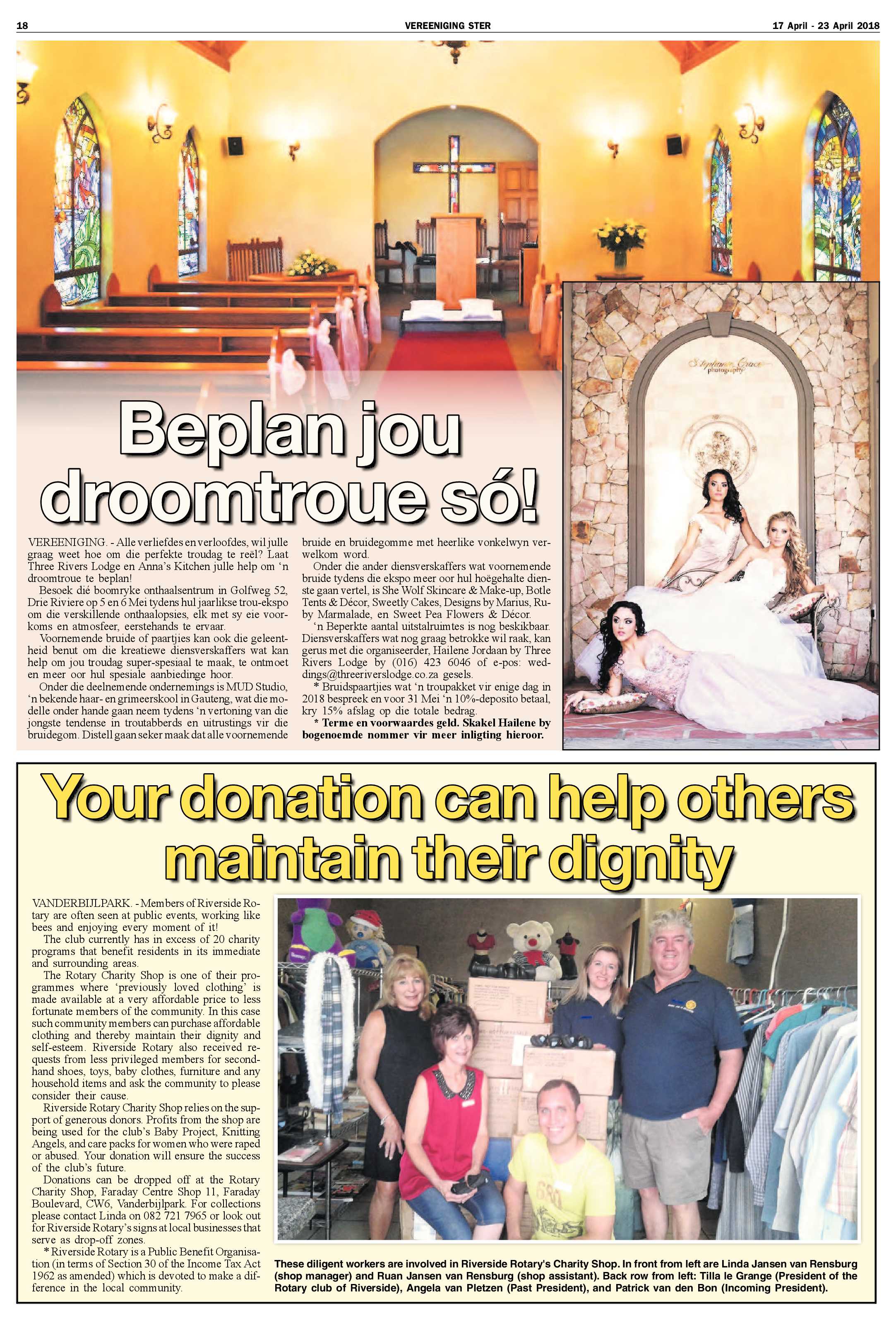Vereeniging Ster 17 – 23 April 2018 page 18