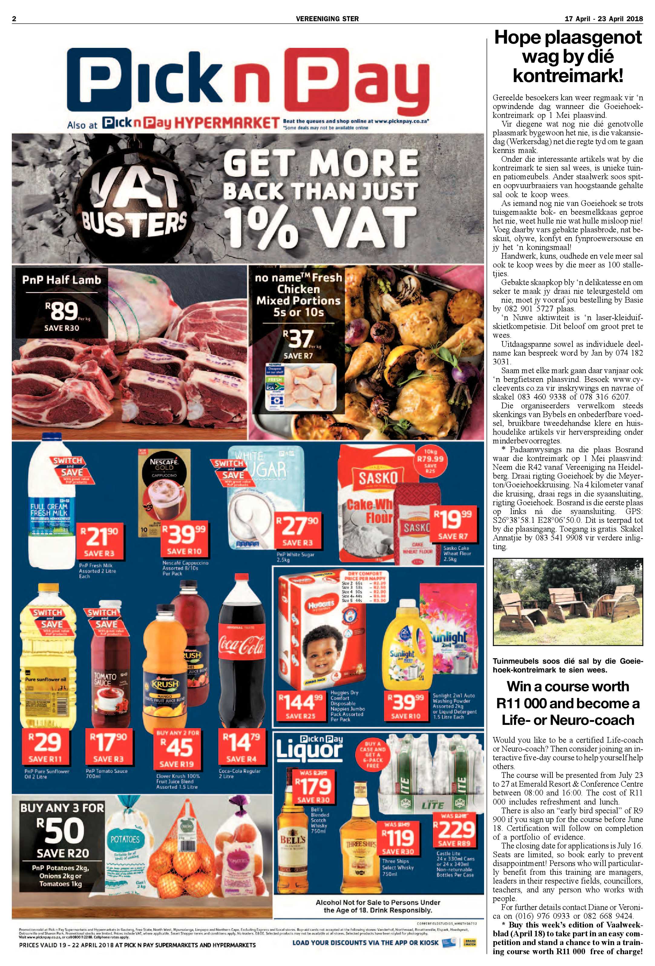 Vereeniging Ster 17 – 23 April 2018 page 2