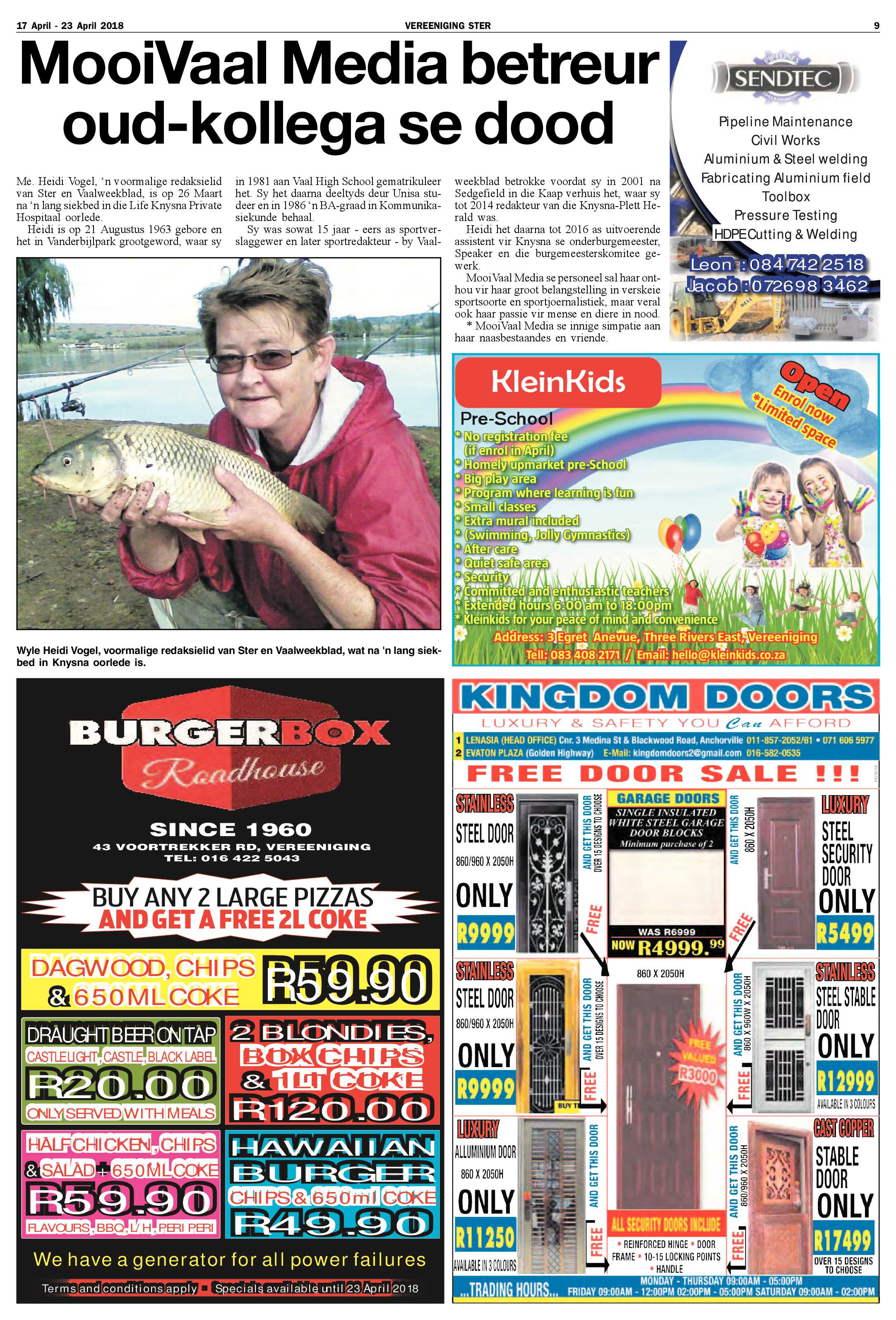 Vereeniging Ster 17 – 23 April 2018 page 9