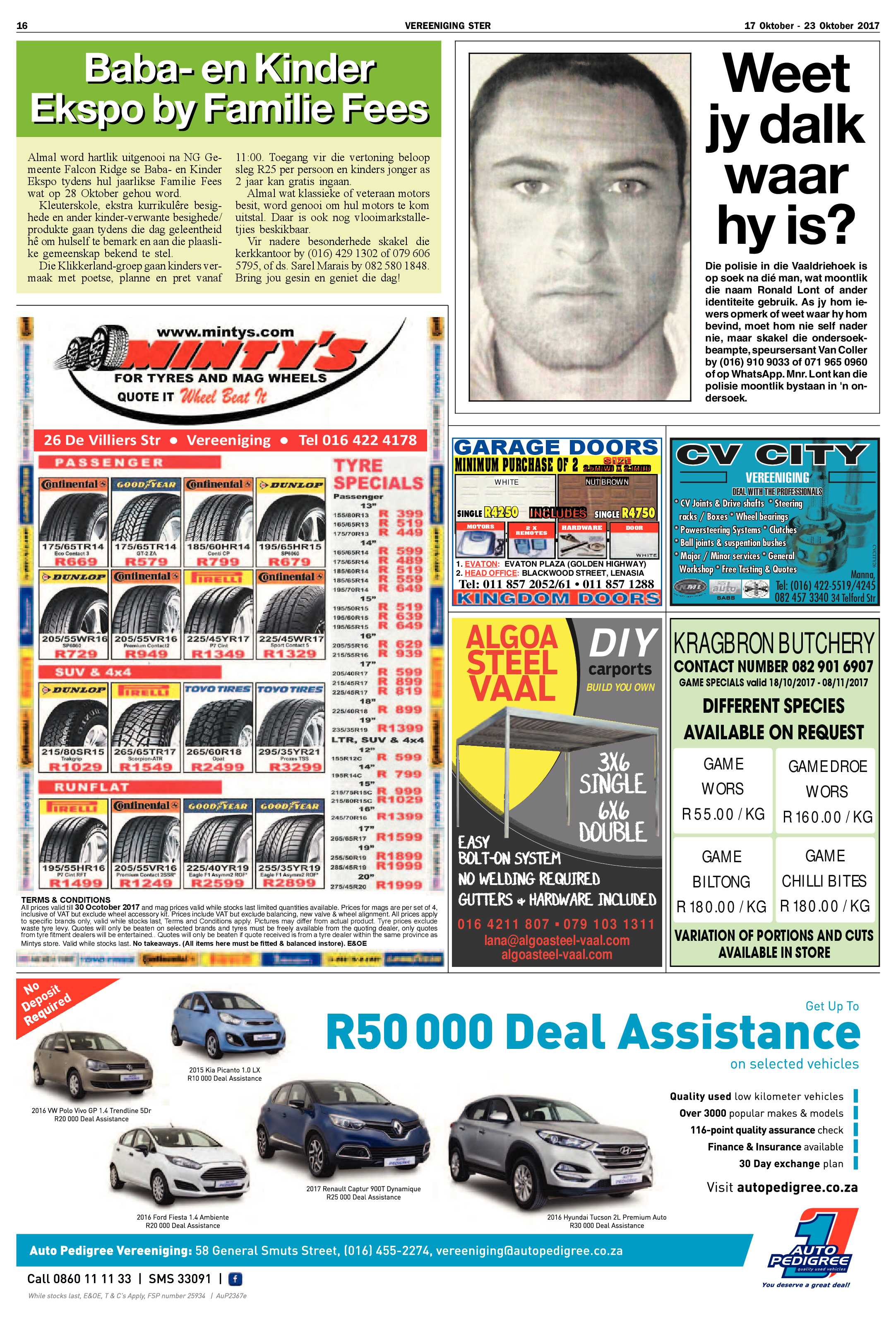 Vereeniging Ster 17 – 23 Oktober 2017 page 16